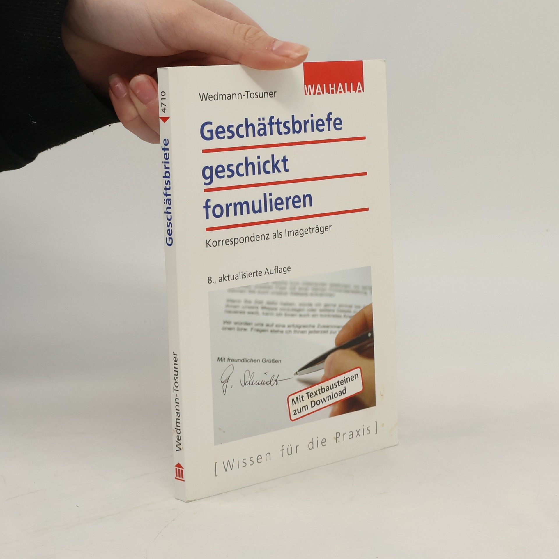 Bärbel Wedmann-Tosuner Geschäftsbriefe geschickt formulieren