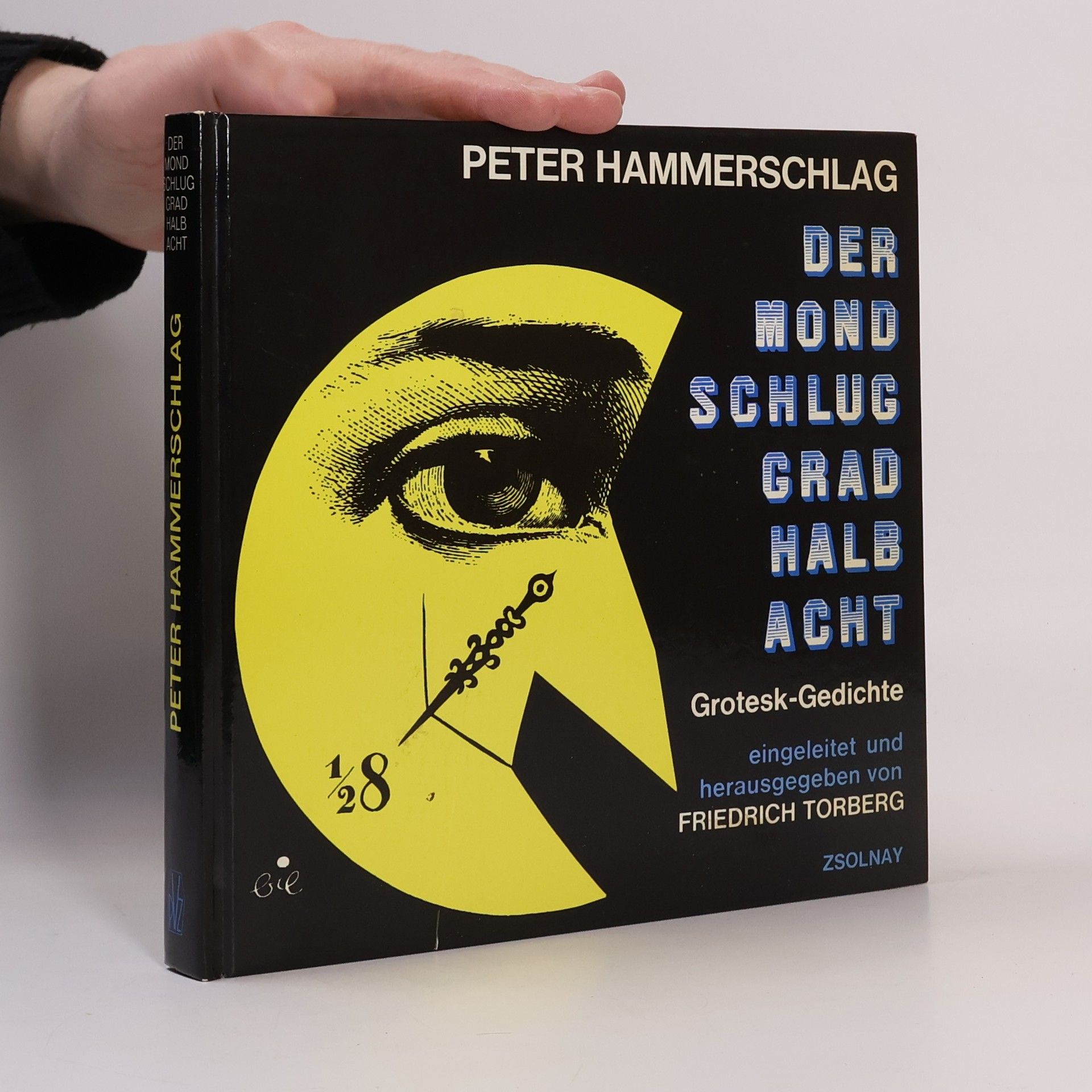 Der Mond schlug grad halb acht