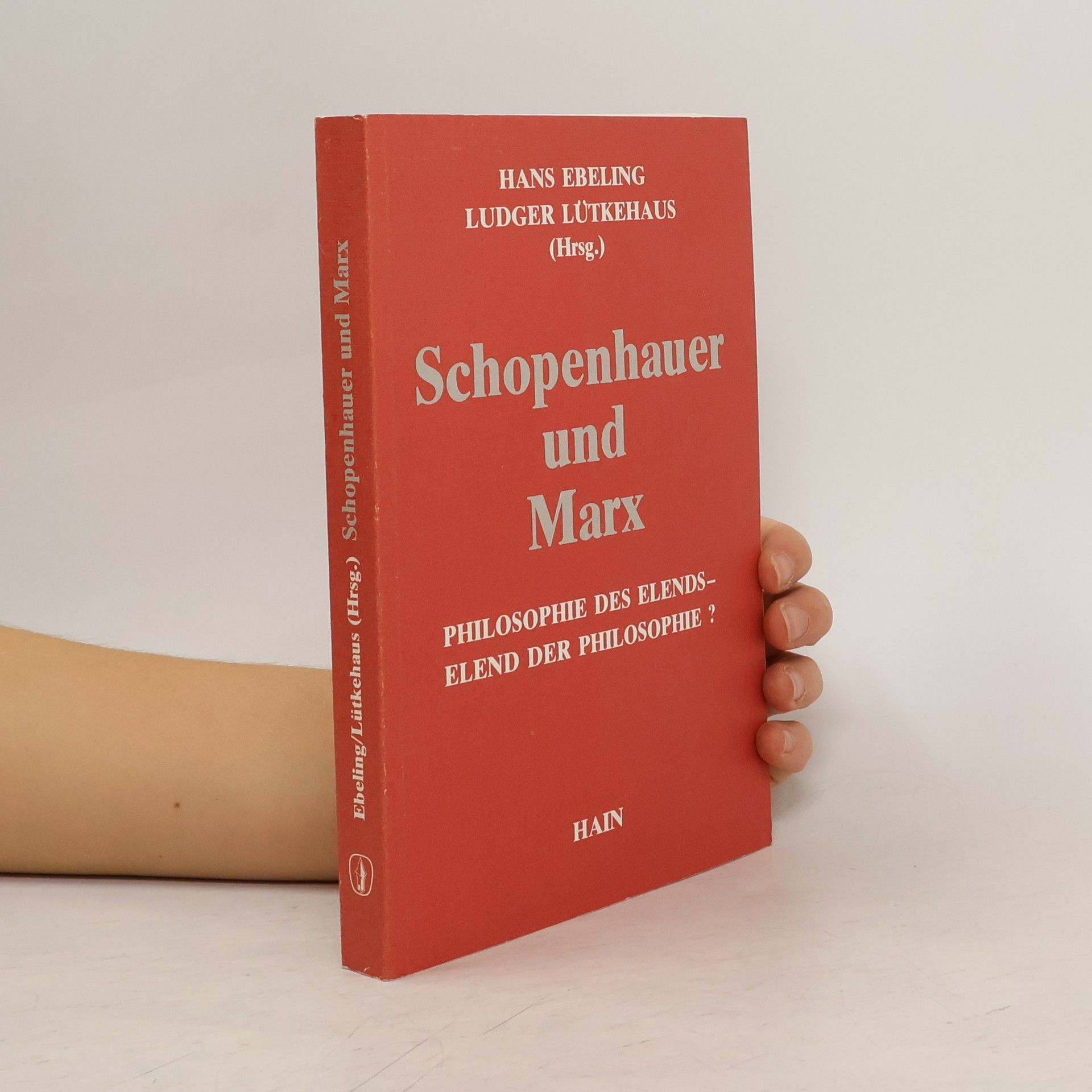 Hans Ebeling Schopenhauer und Marx