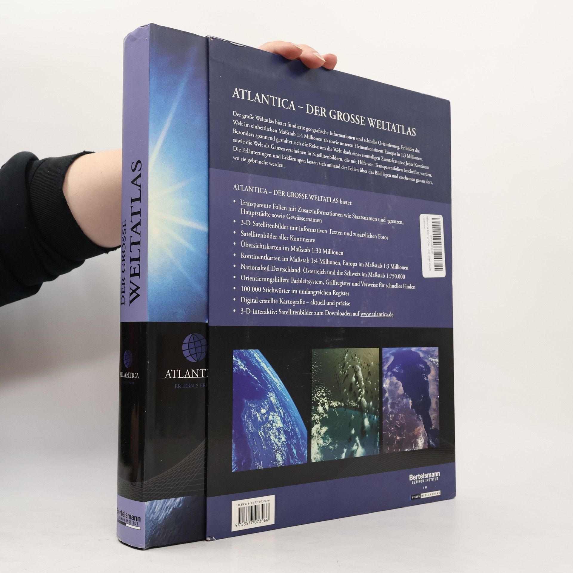 Kolektív autorov Atlantica, Erlebnis Erde - der große Weltatlas