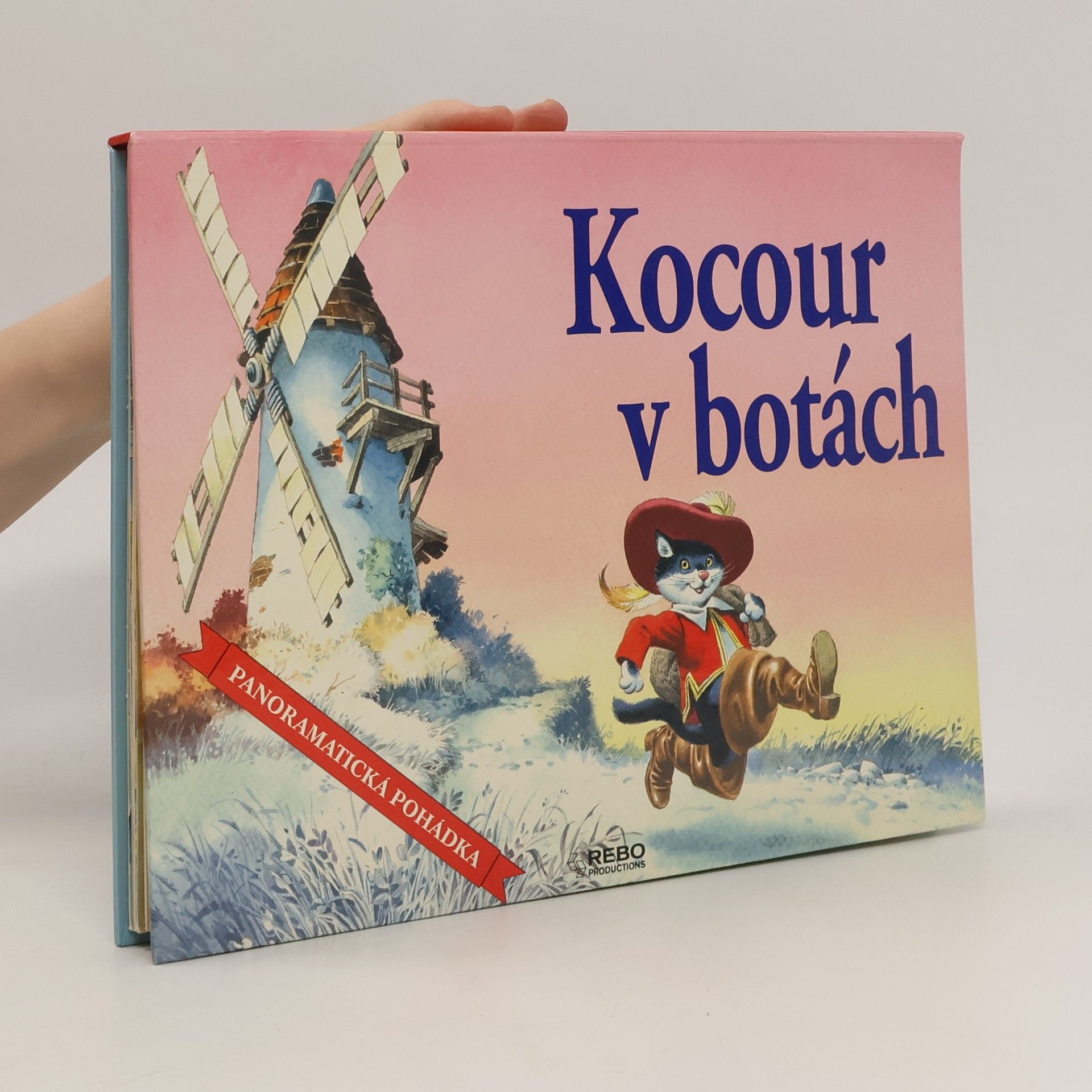 Tony Wolf Kocour v botách. Panoramatická pohádka. (pop up leporelo)