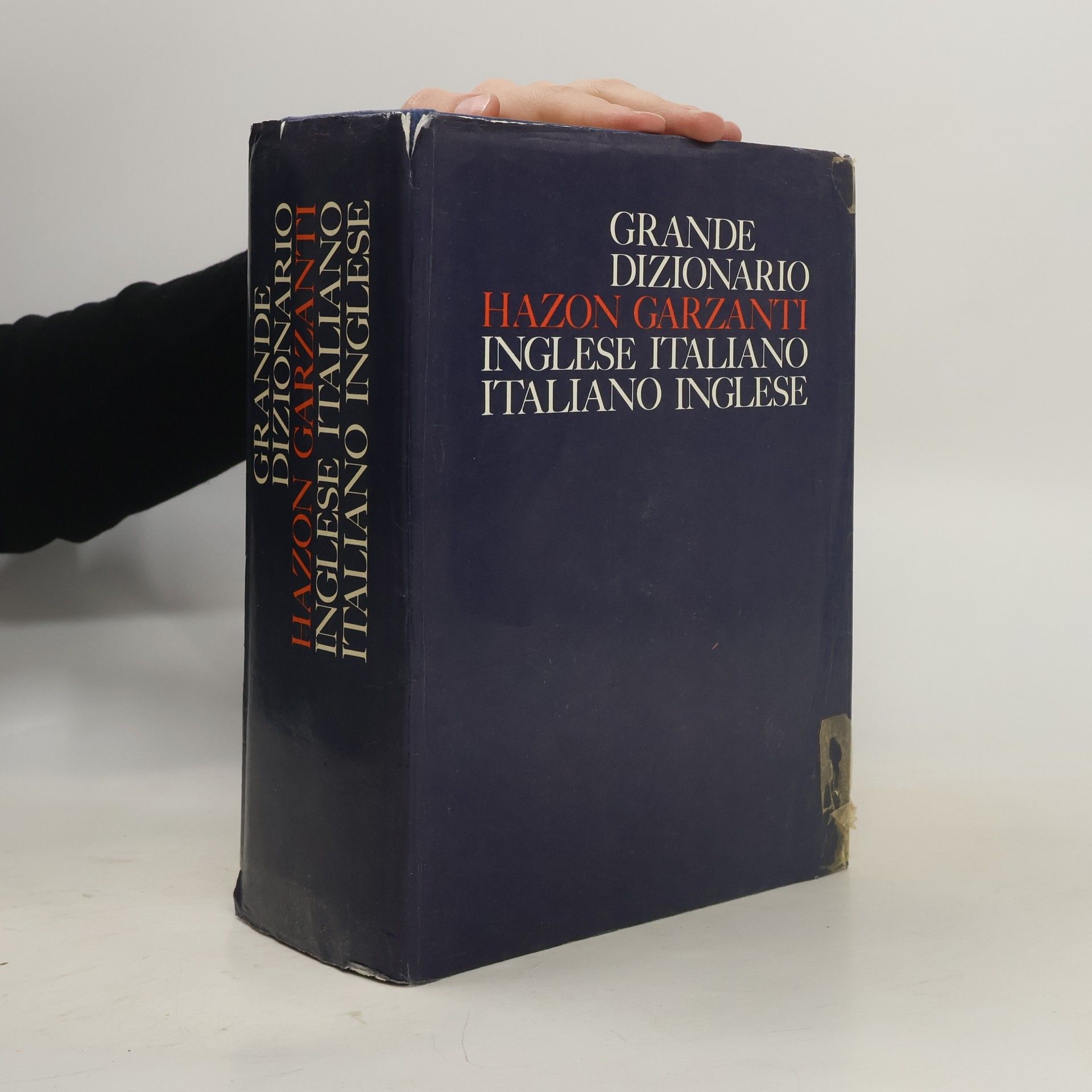 Aldo Garzanti Grande dizionario. Hazon garzanti inglese italiano. Italiano inglese