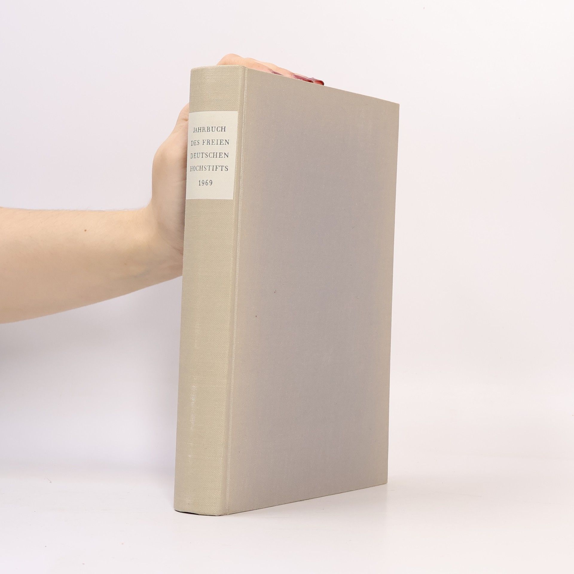 Collectif d'auteurs Jahrbuch des freien deutschen Hochstifts 1969