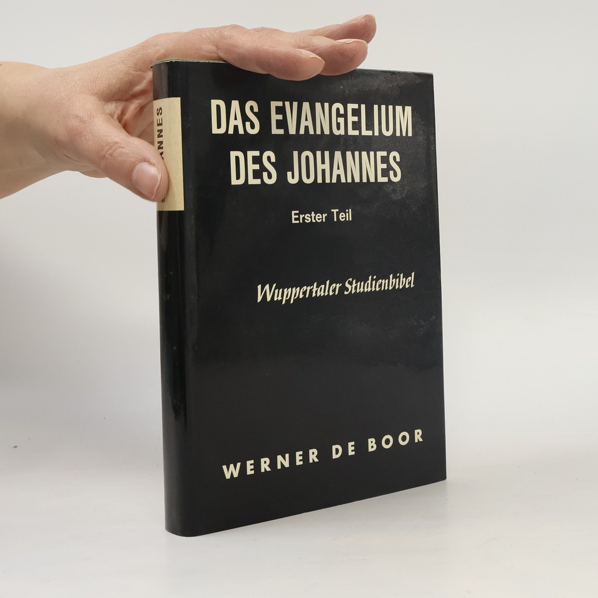 Werner de Boor Das Evangelium des Johannes