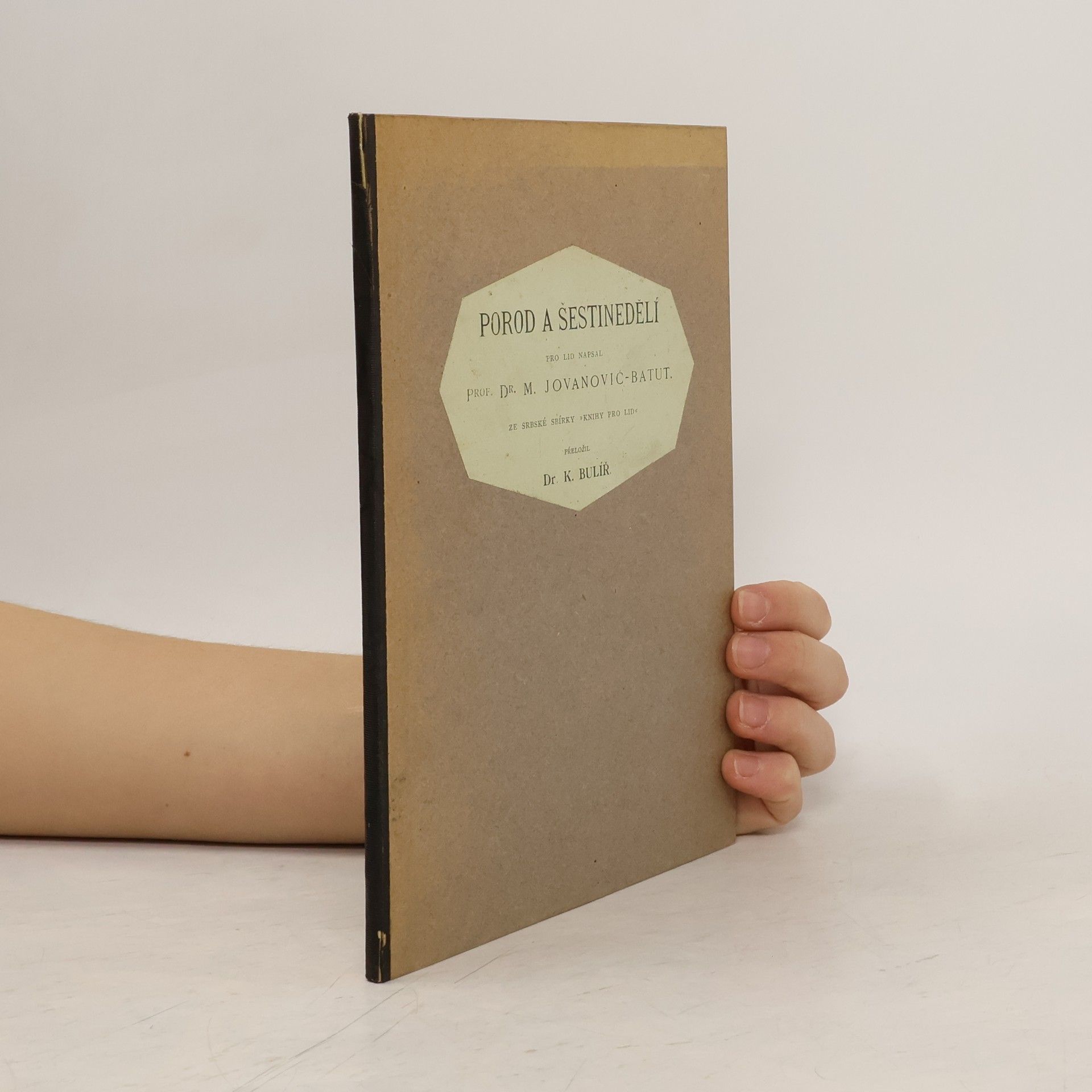 M. Jovanovič-Batut Porod a šestinedělí