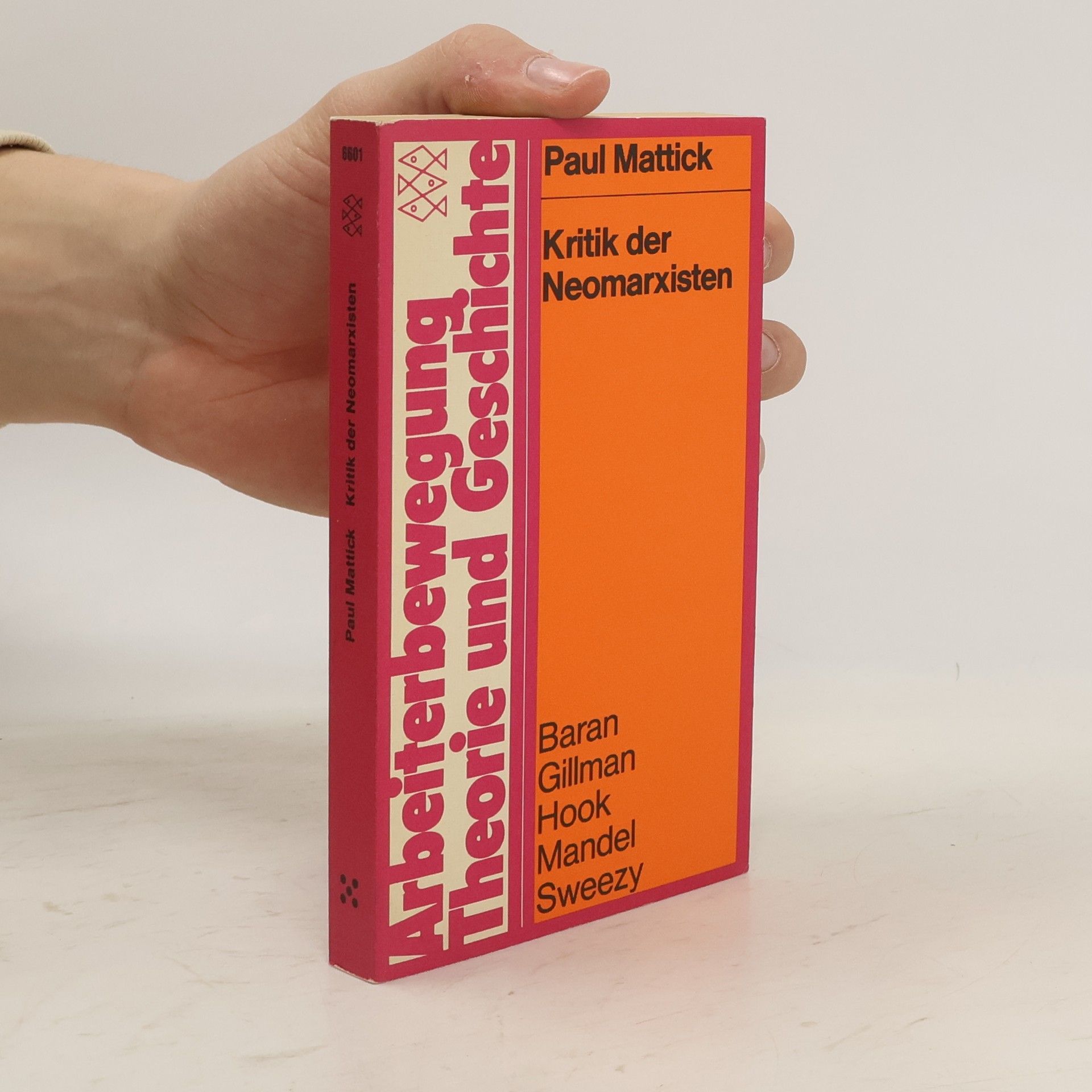 Paul Mattick Arbeiterbewegung Theorie und Geschichte: Kritik der Neomarxisten und andere Aufsätze