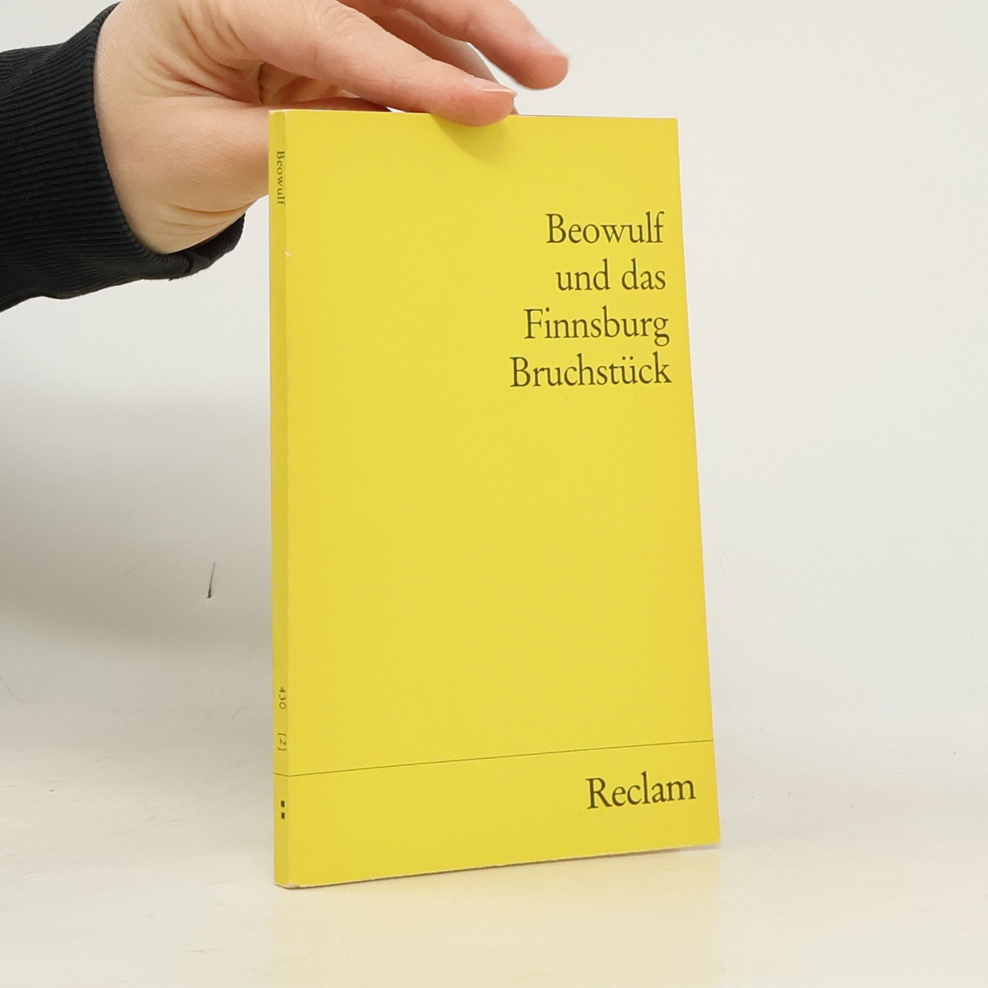 Felix Genzmer Beowulf und das Finnsburg Bruchstück