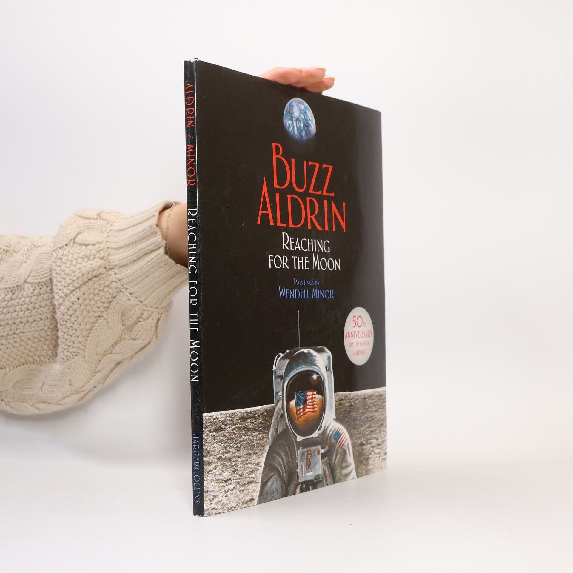 Buzz Aldrin Reaching for the Moon: 50th Anniversary of the Moon Landing