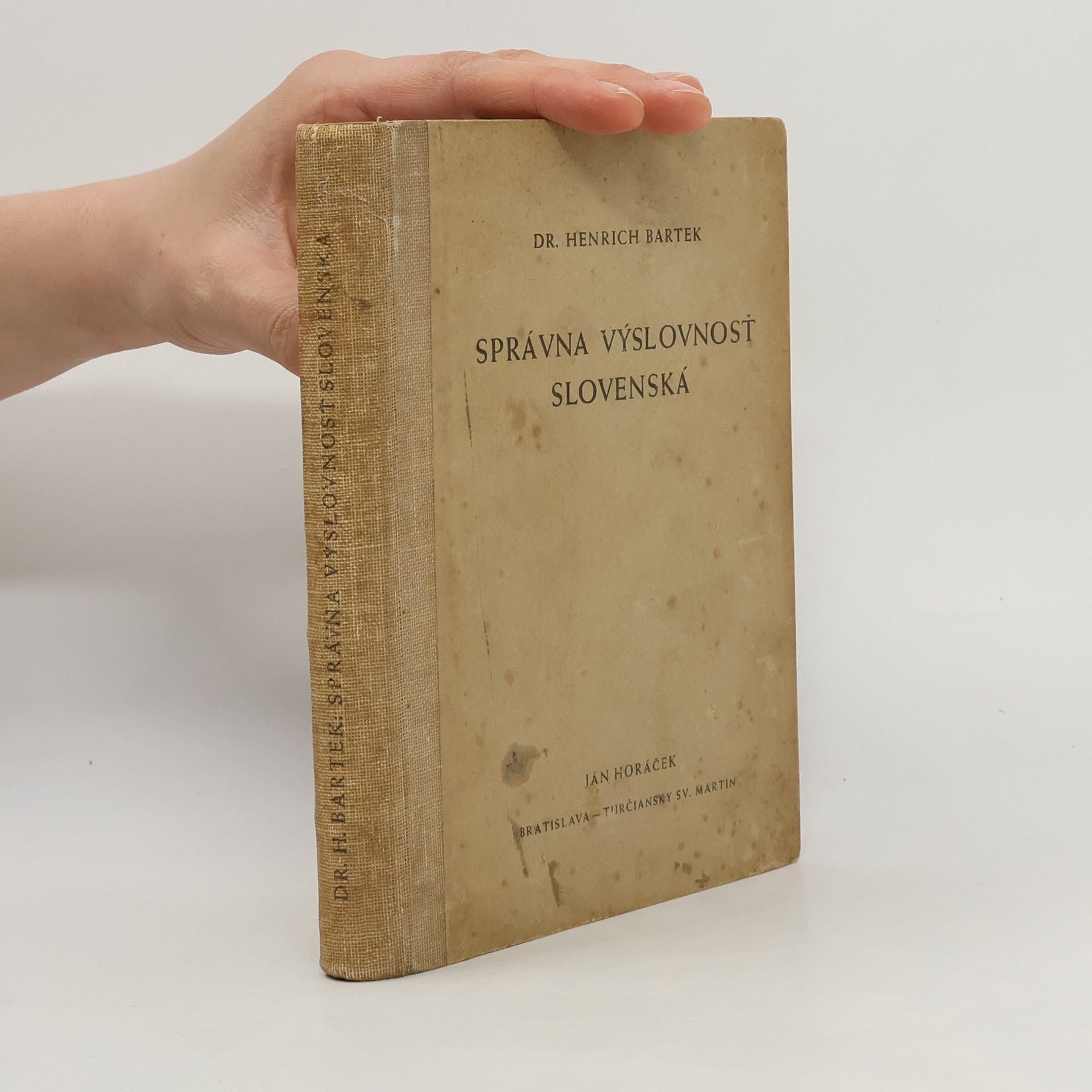 Henrich Bartek Správna výslovnosť slovenská