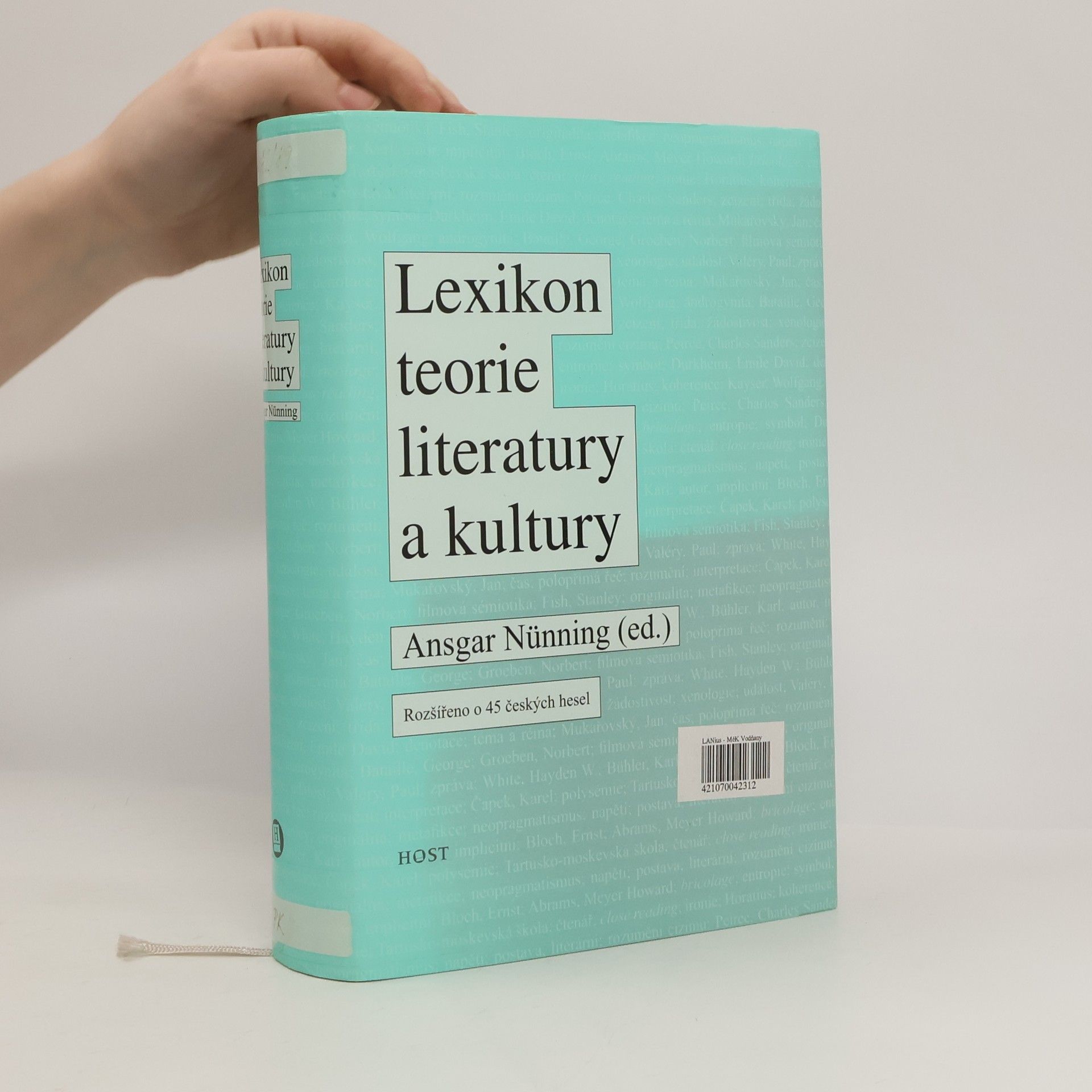 Jiří Holý Lexikon teorie literatury a kultury: koncepce - osobnosti - základní pojmy