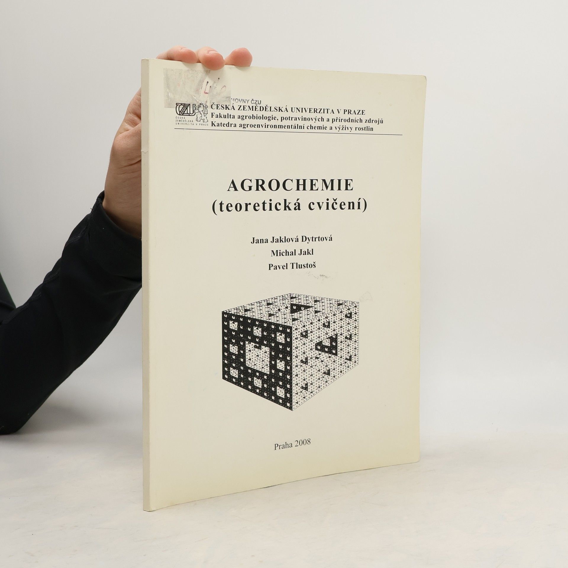 Jana Jaklová Dytrtová Agrochemie (teoretická cvičení)