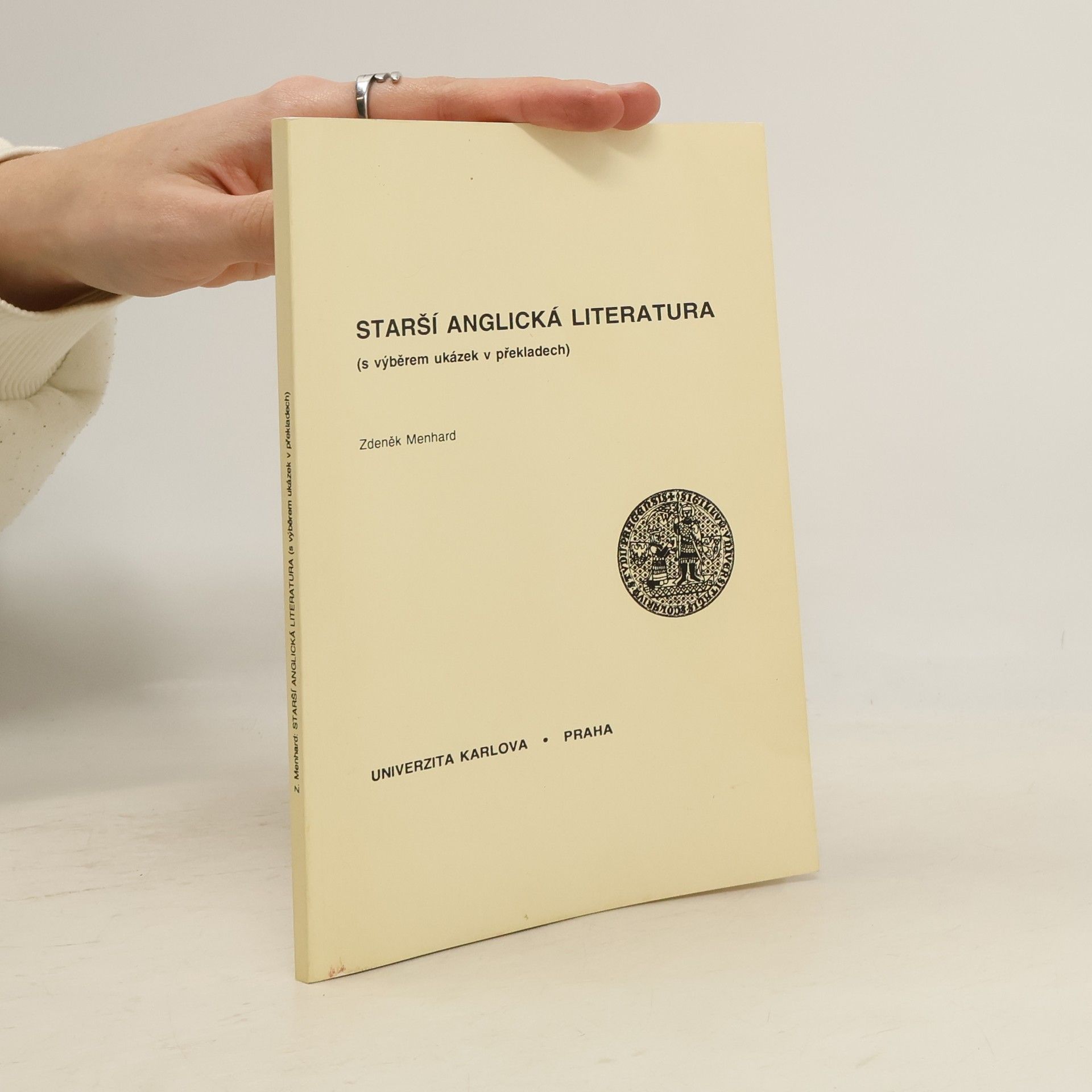 Zdeněk Menhard Starší anglická literatura