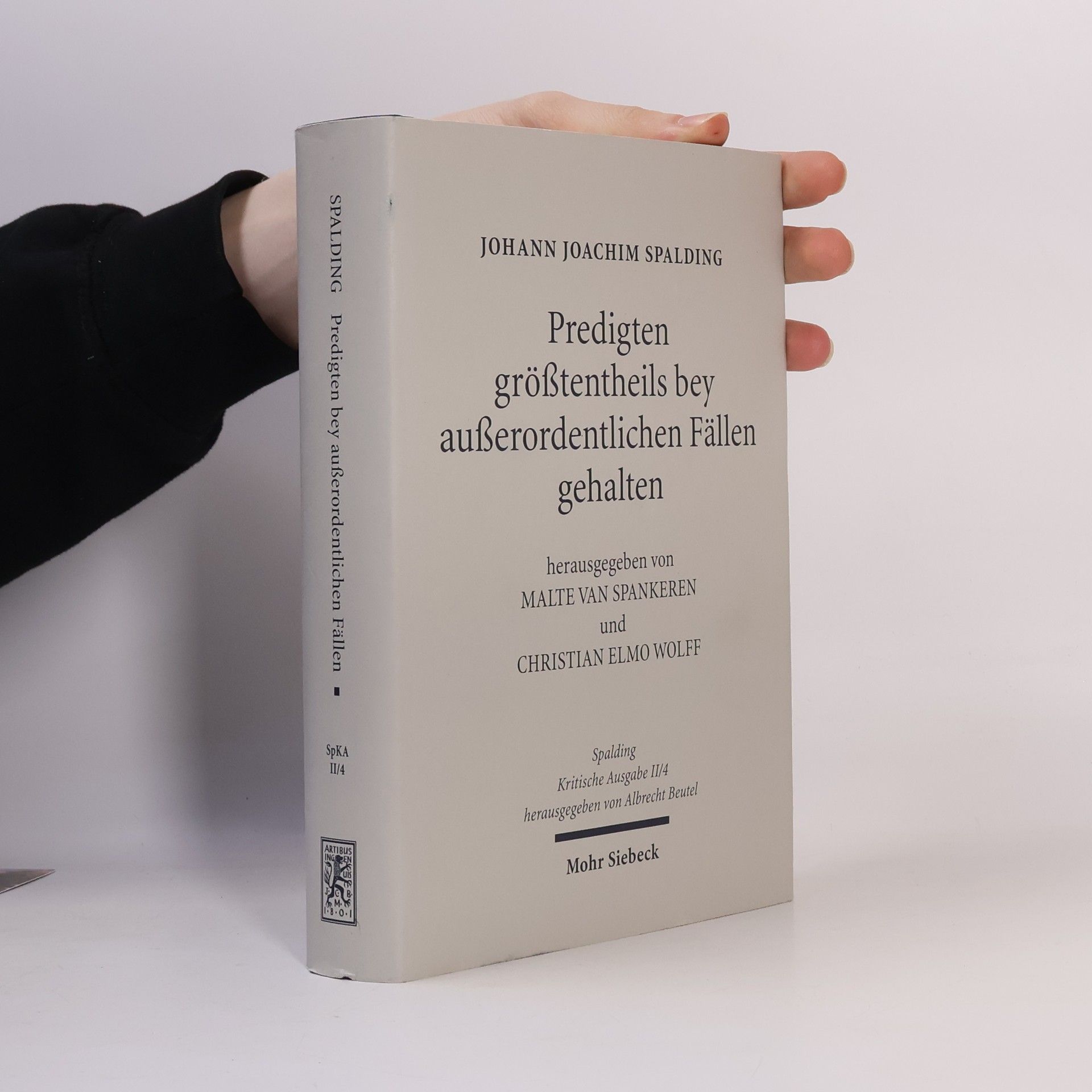 Predigten grösstentheils bey ausserordentlichen Fällen gehalten