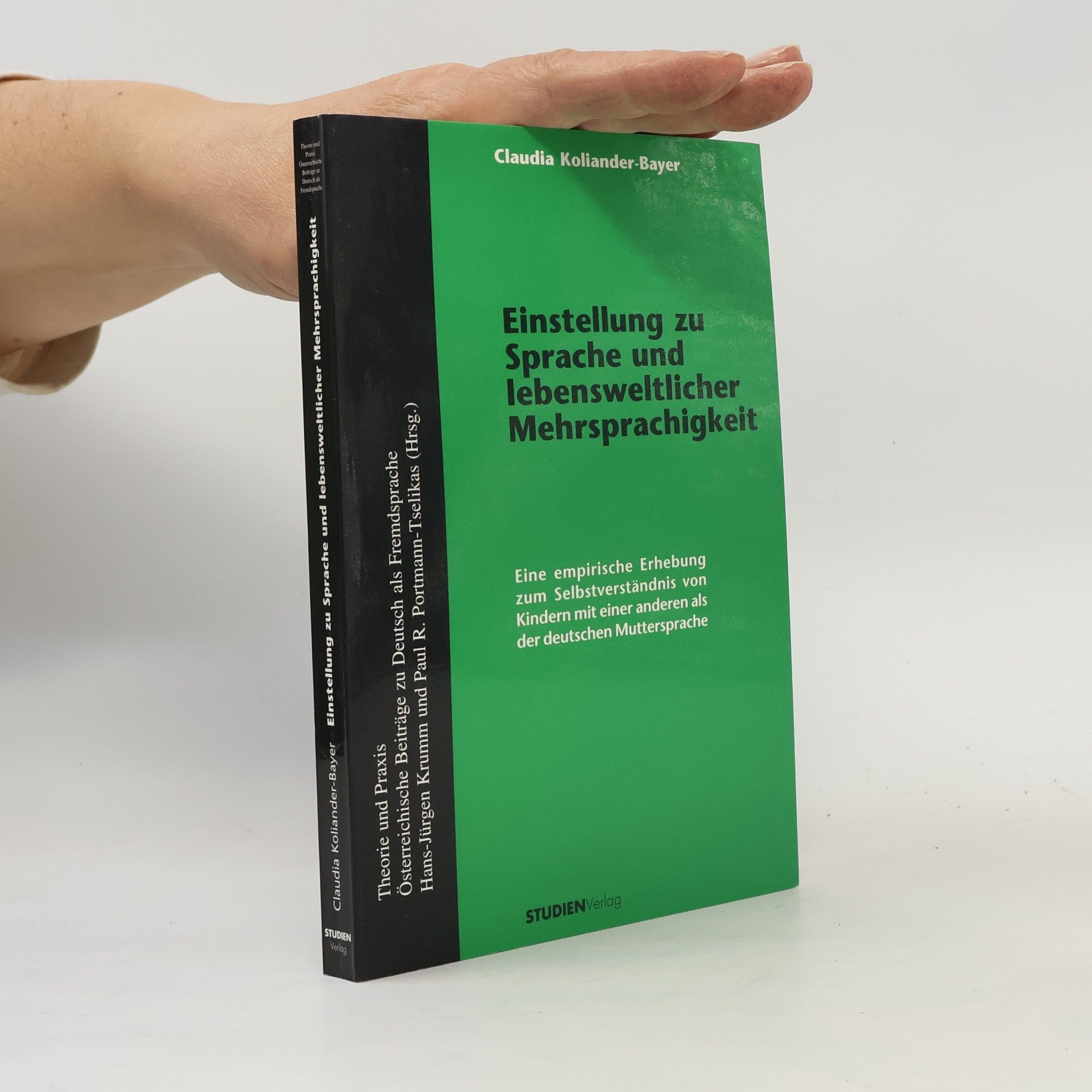Claudia Koliander Bayer Einstellung zu Sprache und lebensweltlicher Mehrsprachigkeit