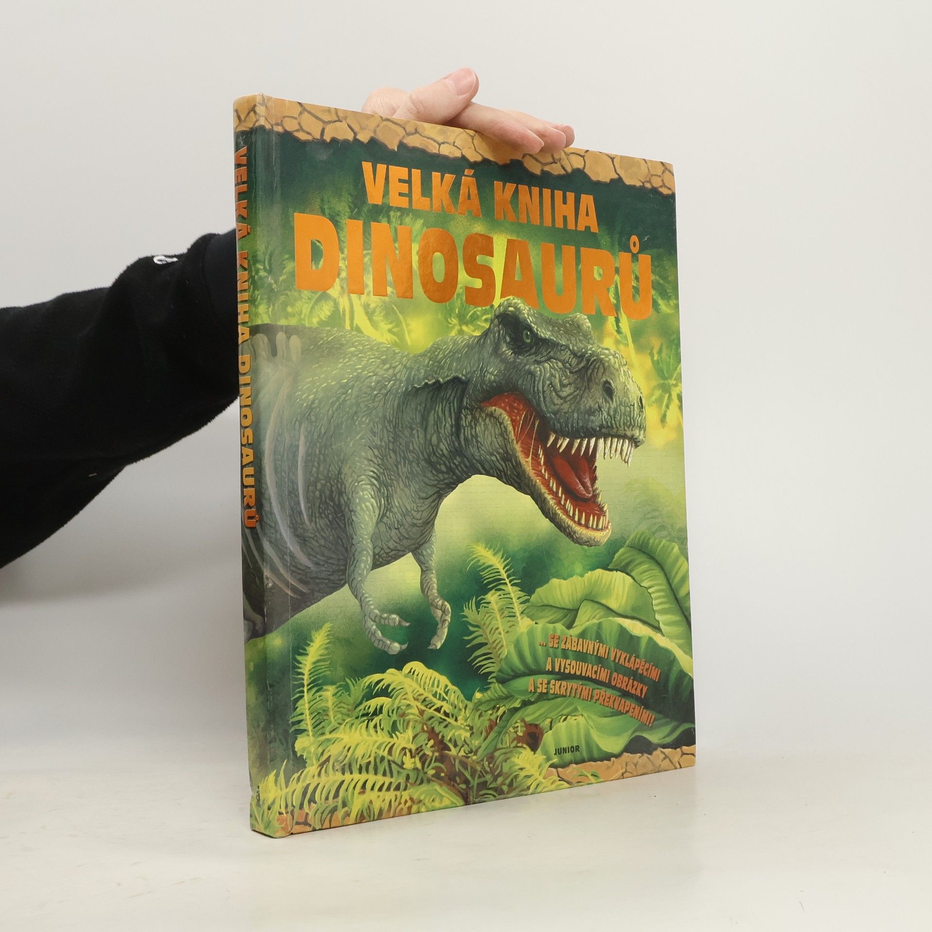 Gian Paolo Faleschini Velká kniha dinosaurů : --se zábavnými vyklápěcími a vysouvacími obrázky a se skrytými překvapeními