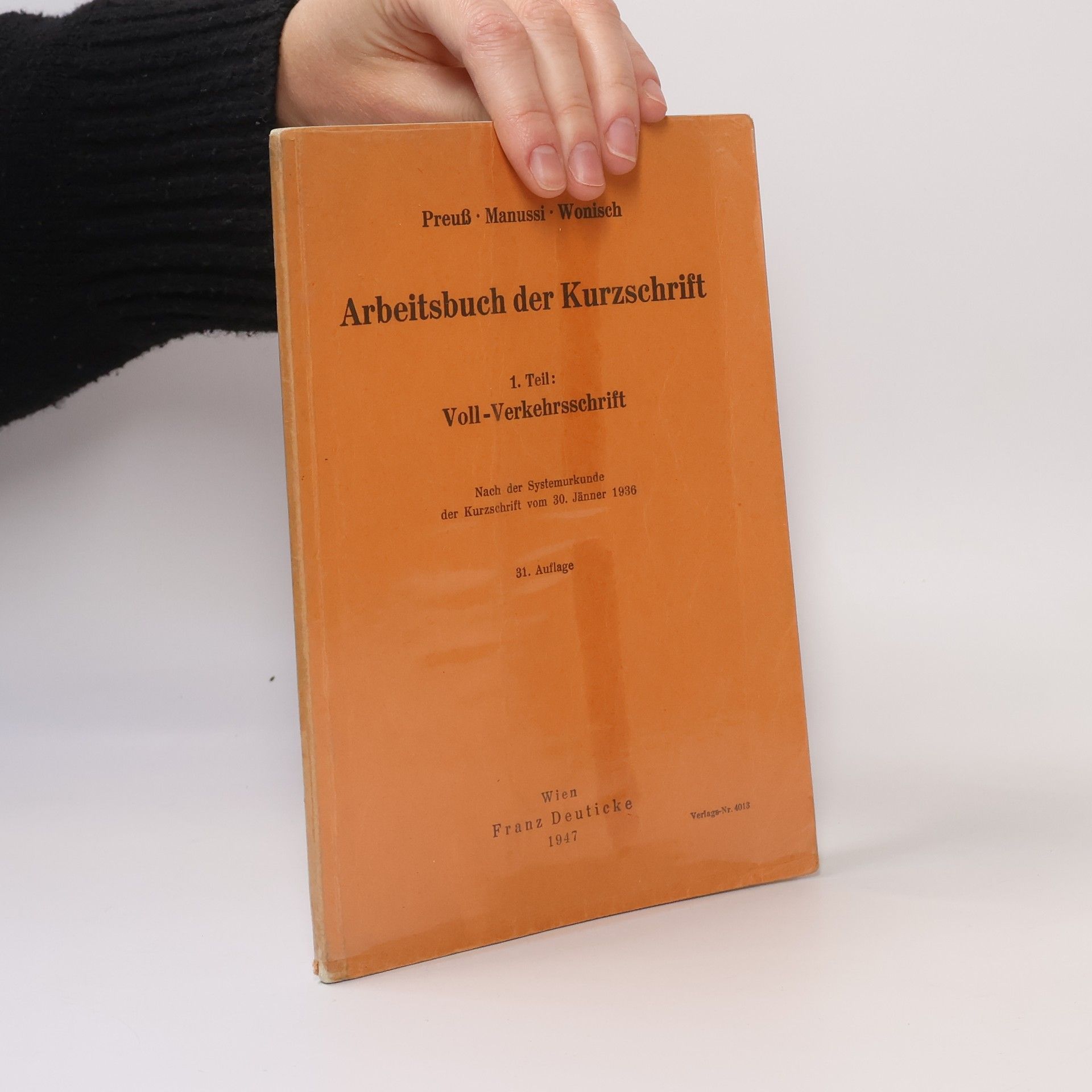 Autorenkollektiv Arbeitsbuch der Kurzschrift