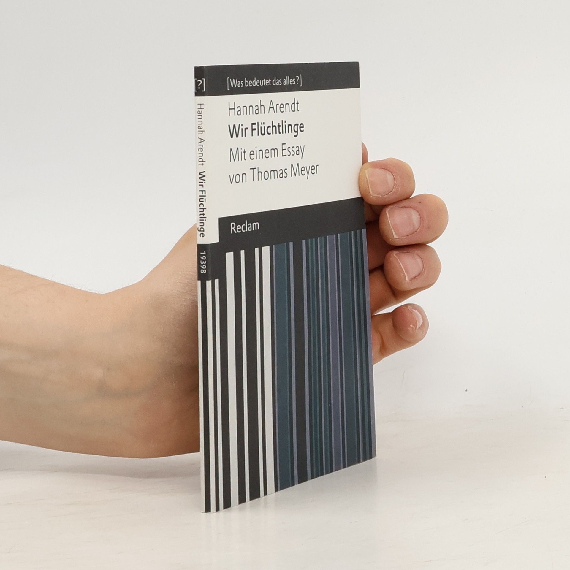 Hannah Arendt Wir Flüchtlinge