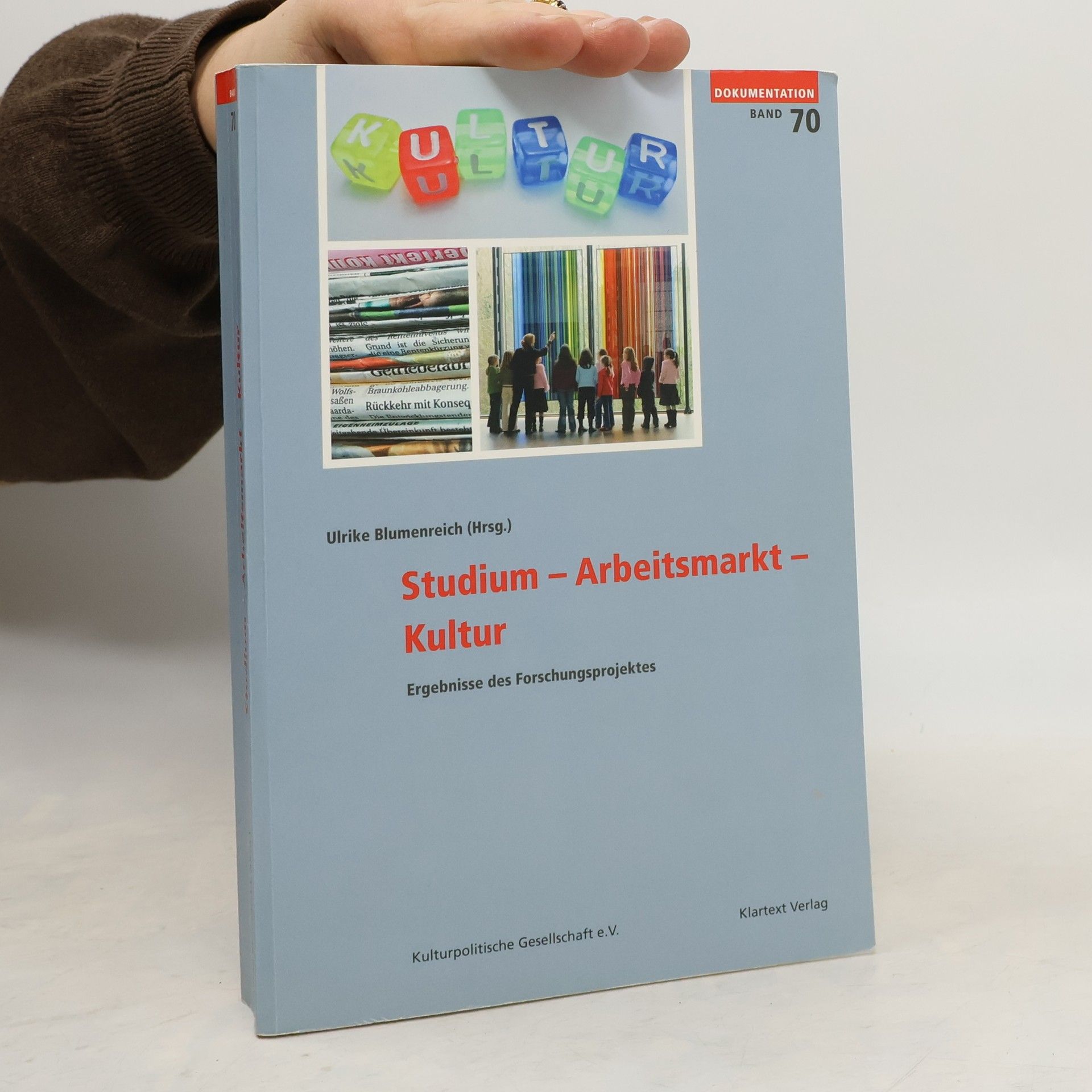 Ulrike Blumenreich Studium – Arbeitsmarkt – Kultur