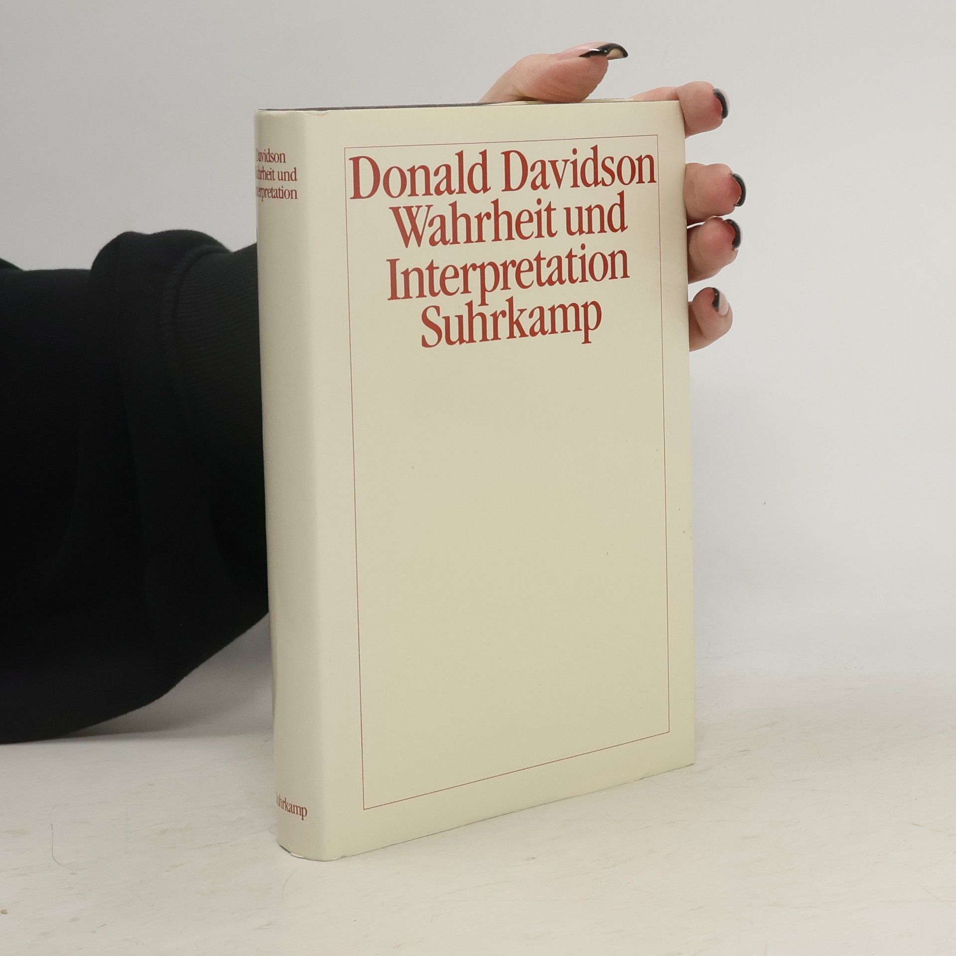 Donald Davidson Wahrheit und Interpretation