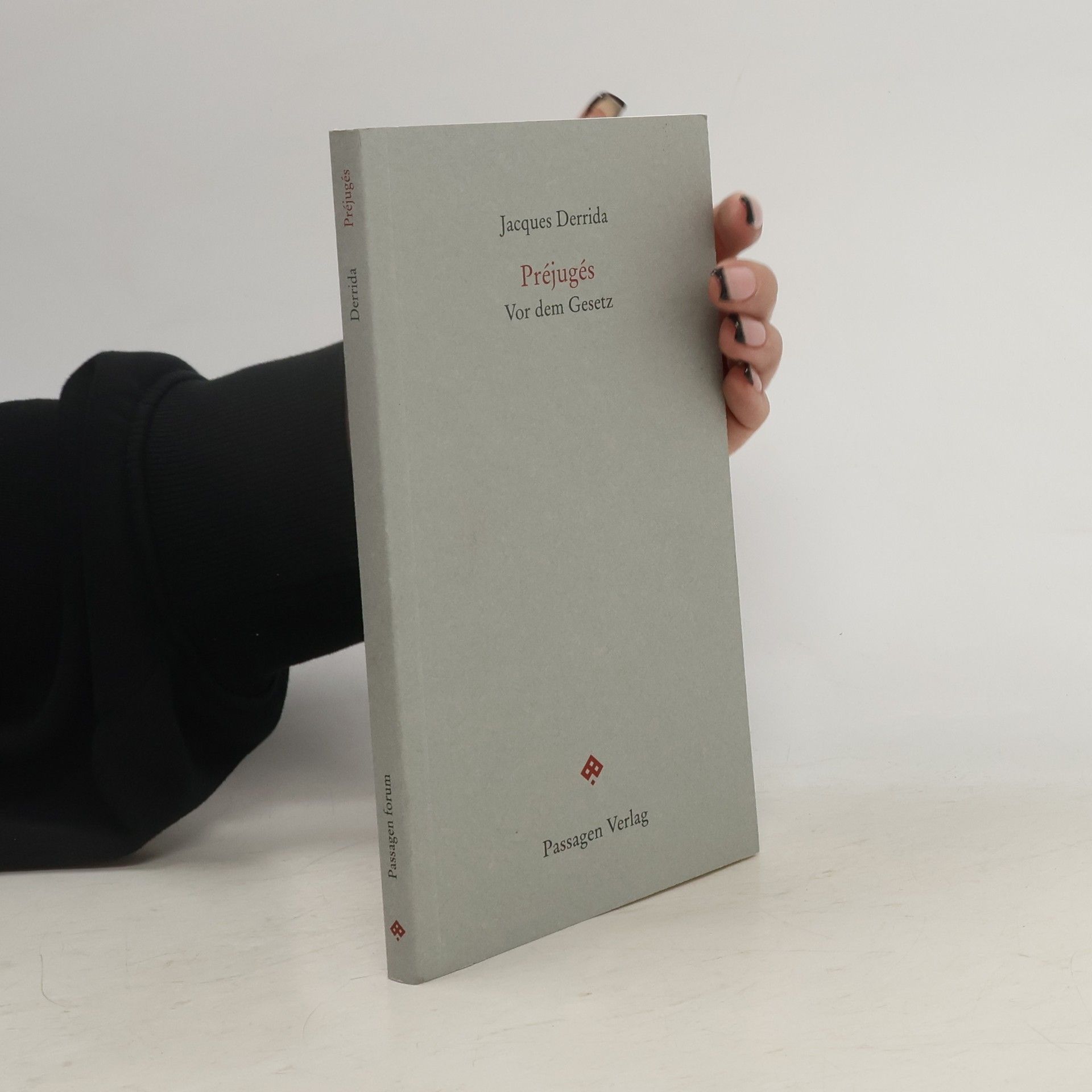 Jacques Derrida Préjugés