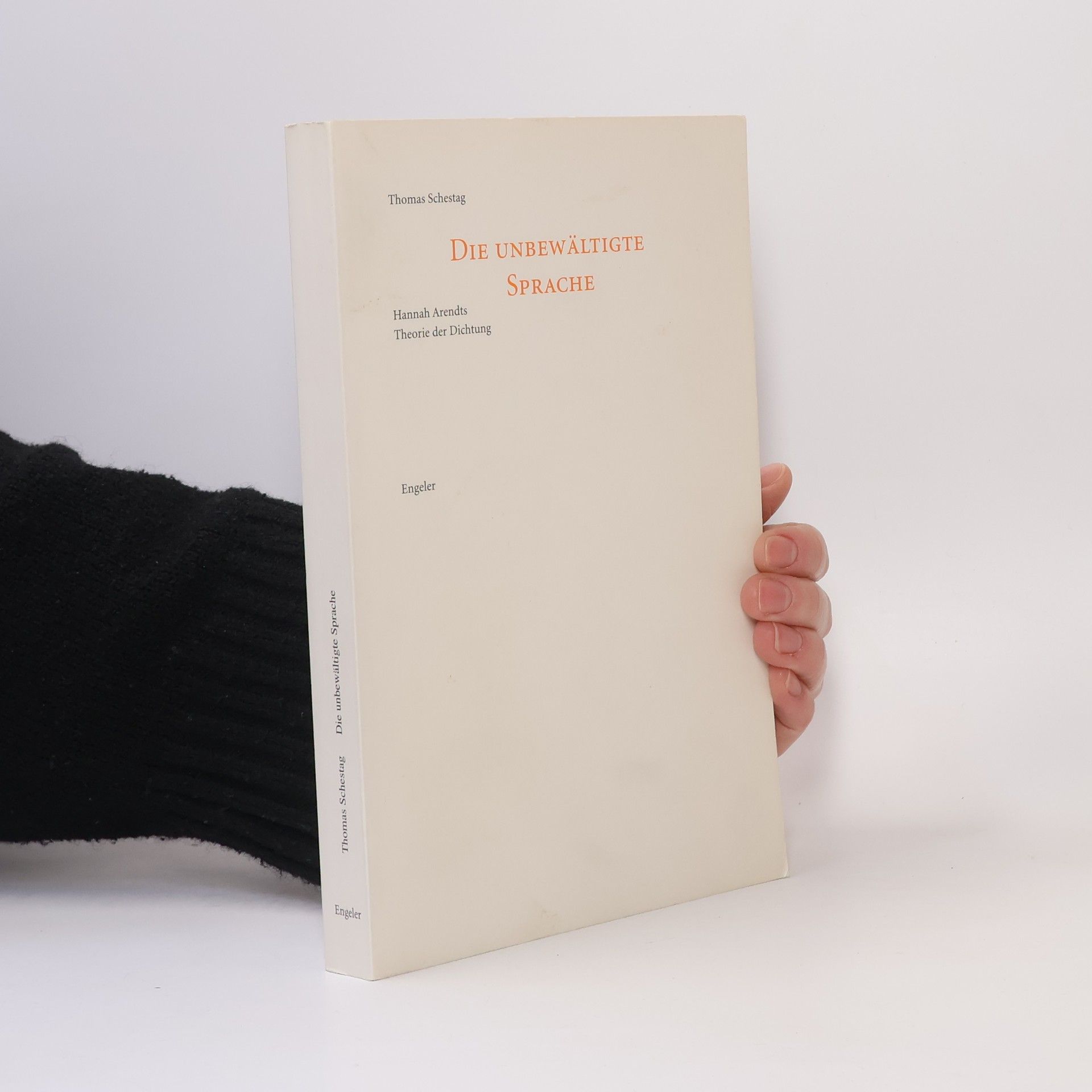 Thomas Schestag Die unbewältigte Sprache