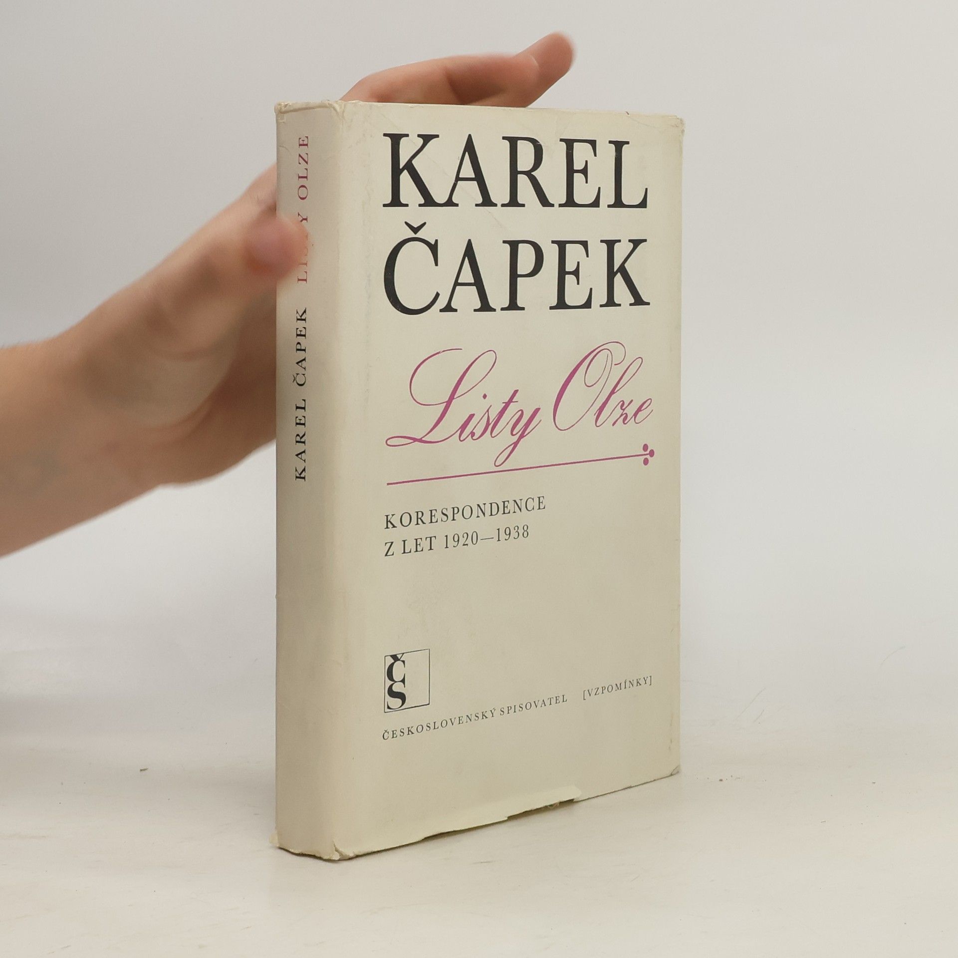 Karel Čapek Listy Olze