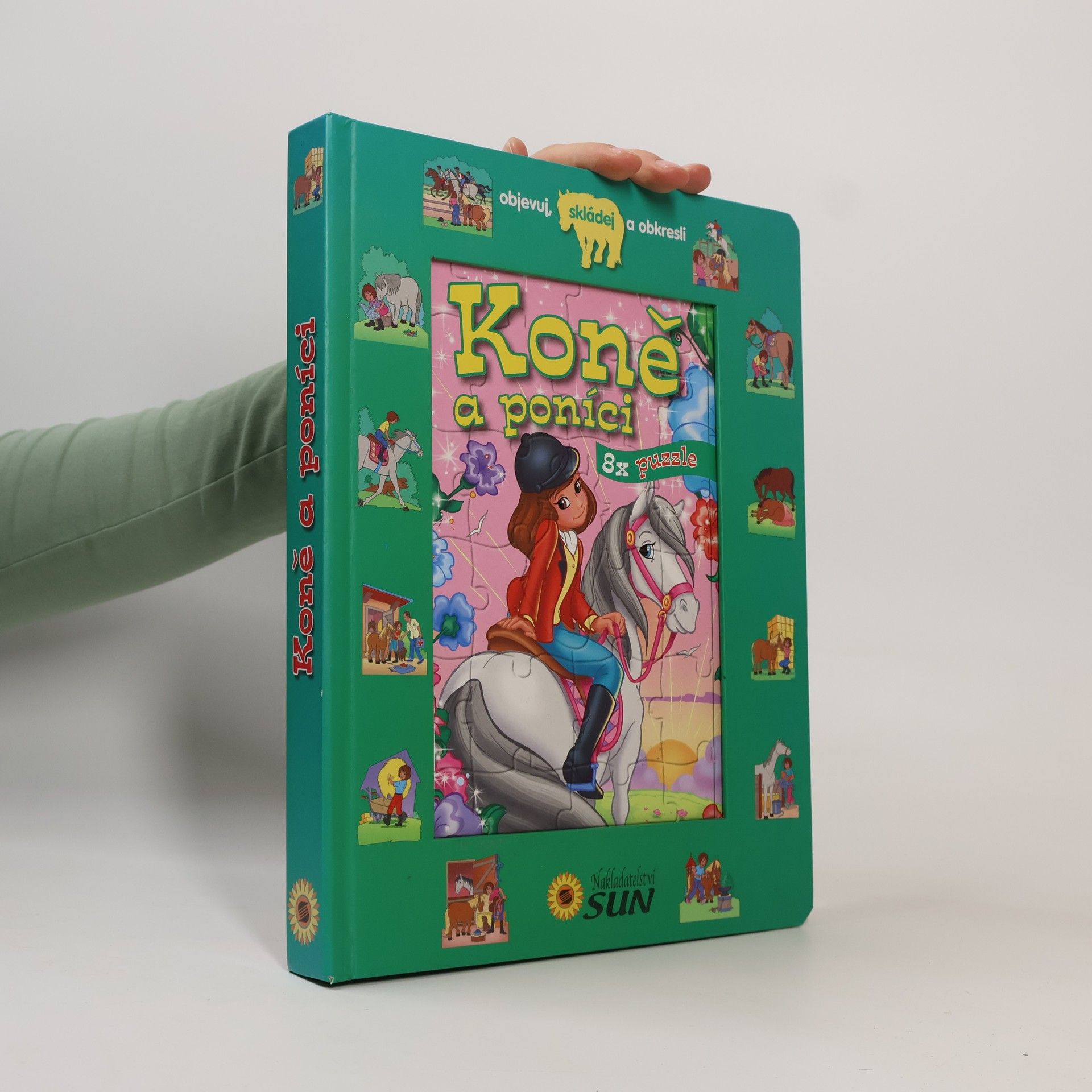 Marcela Grez Koně a poníci : 8x puzzle