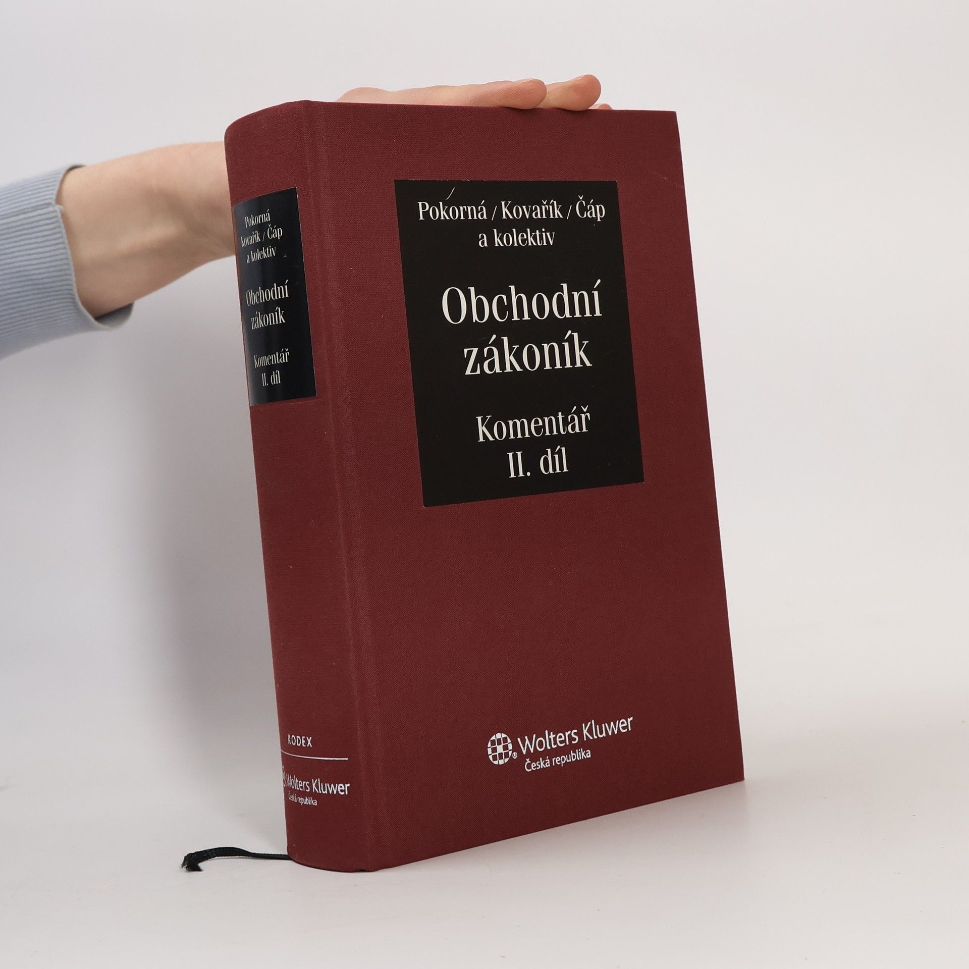 Jarmila Pokorná Obchodní zákoník. Komentář. II.