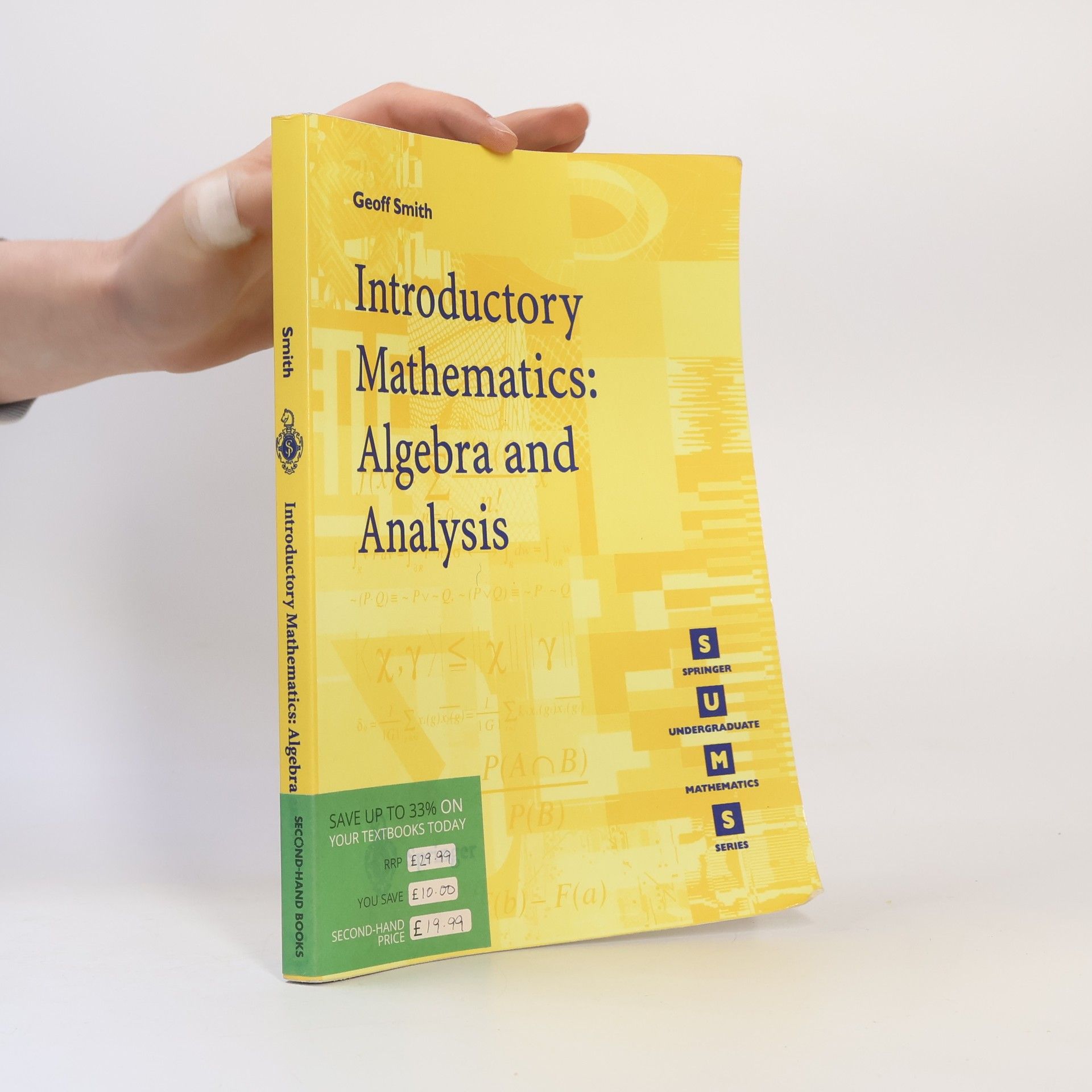 Geoffrey C. Smith Springer Undergraduate Mathematics Series: Introductory Mathematics: Algebra and Analysis