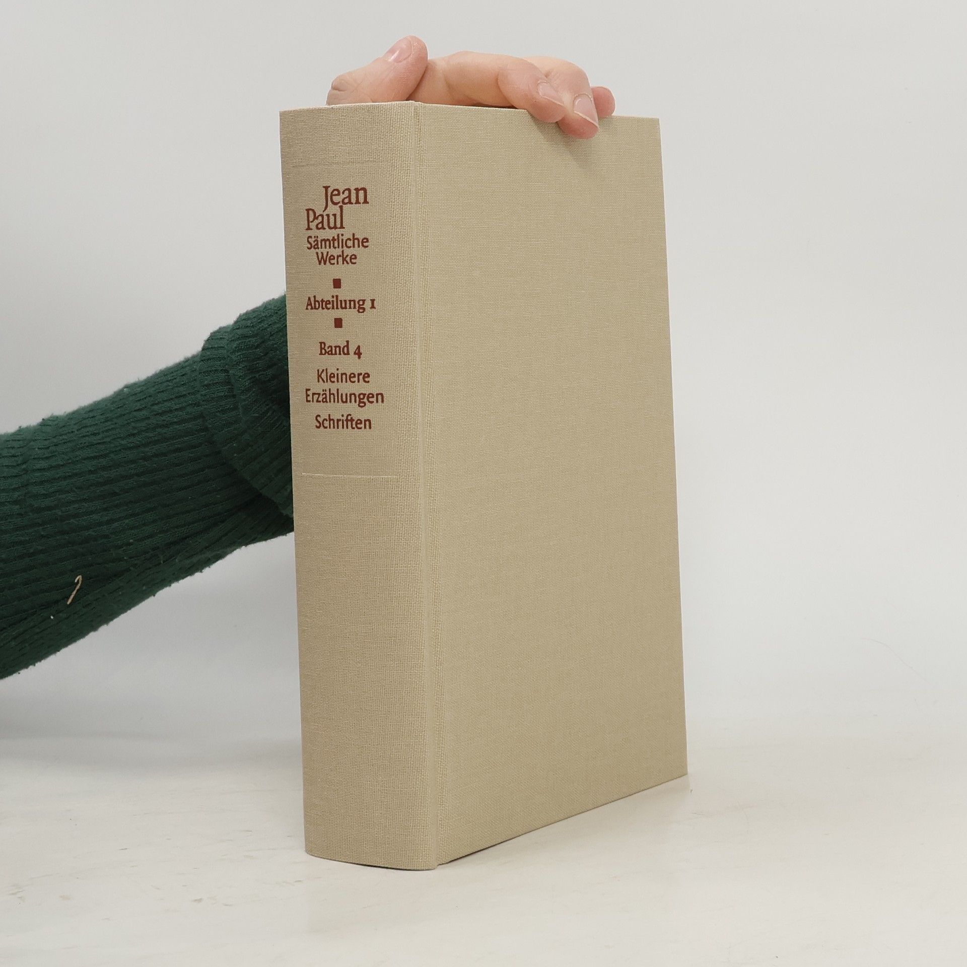 Jean Paul Sämtliche Werke. Abteilung I. Band 4