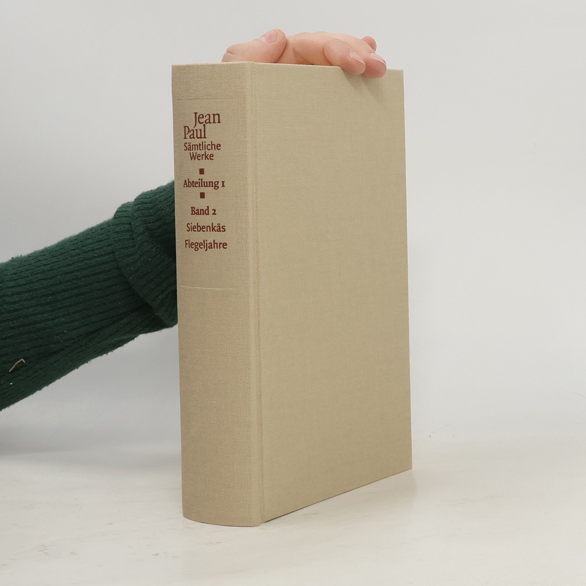 Sämtliche Werke. Abteilung I. Band 2. Siebenkäs, Flegeljahre