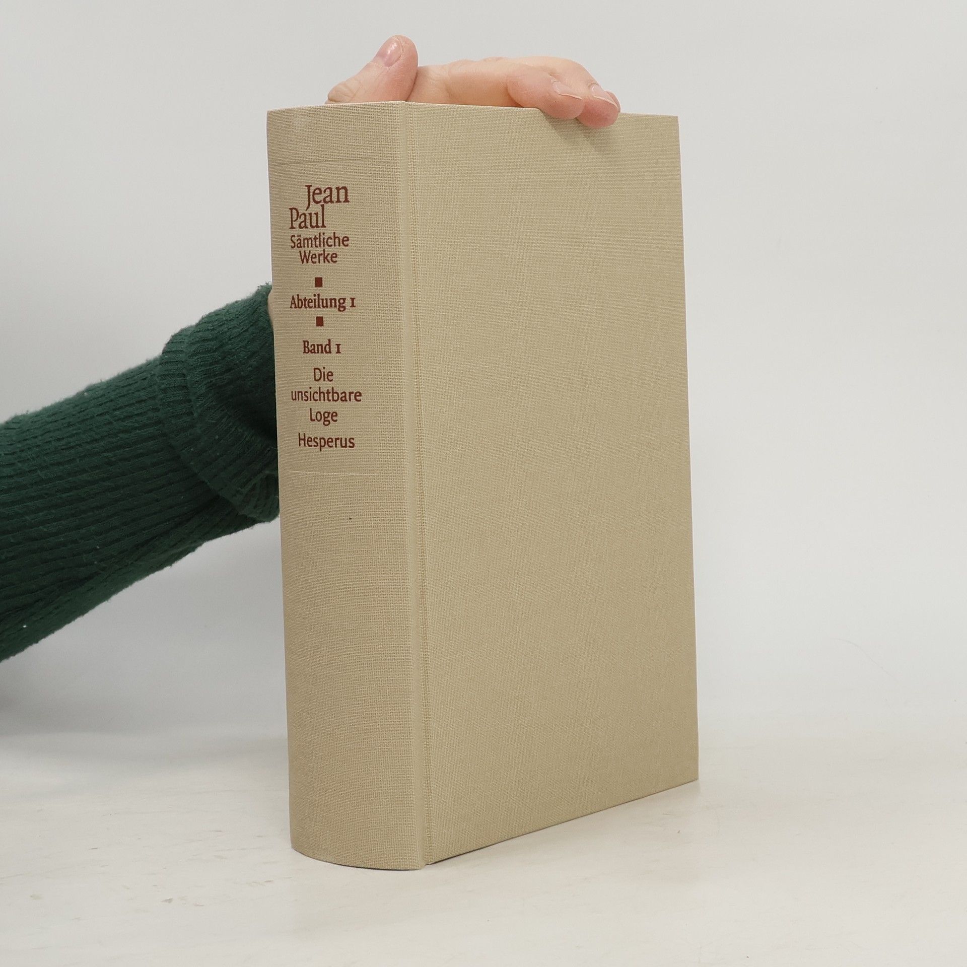 Jean Paul Jean Paul. Sämtliche Werke, Band 1/I