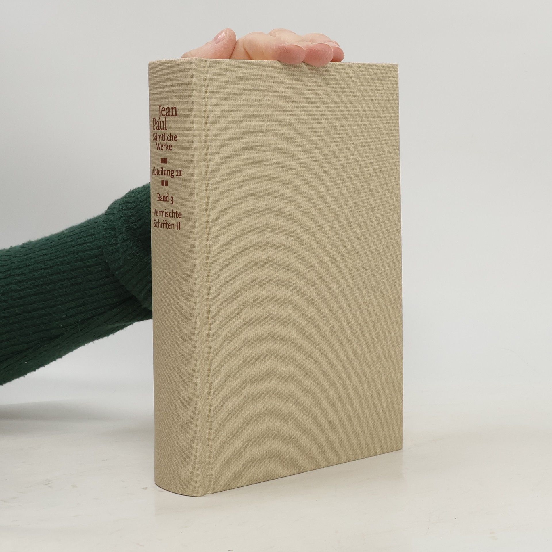 Jean Paul Jean Paul. Sämtliche Werke, Band 3/II