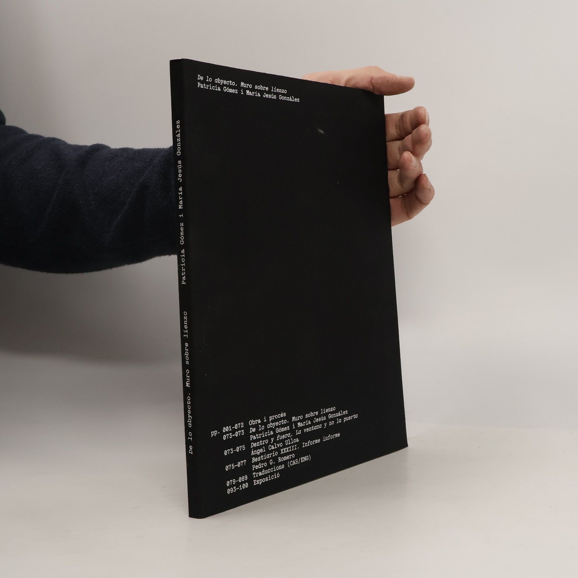 Patricia Gómez De lo abyecto. Muro sobre lienzo