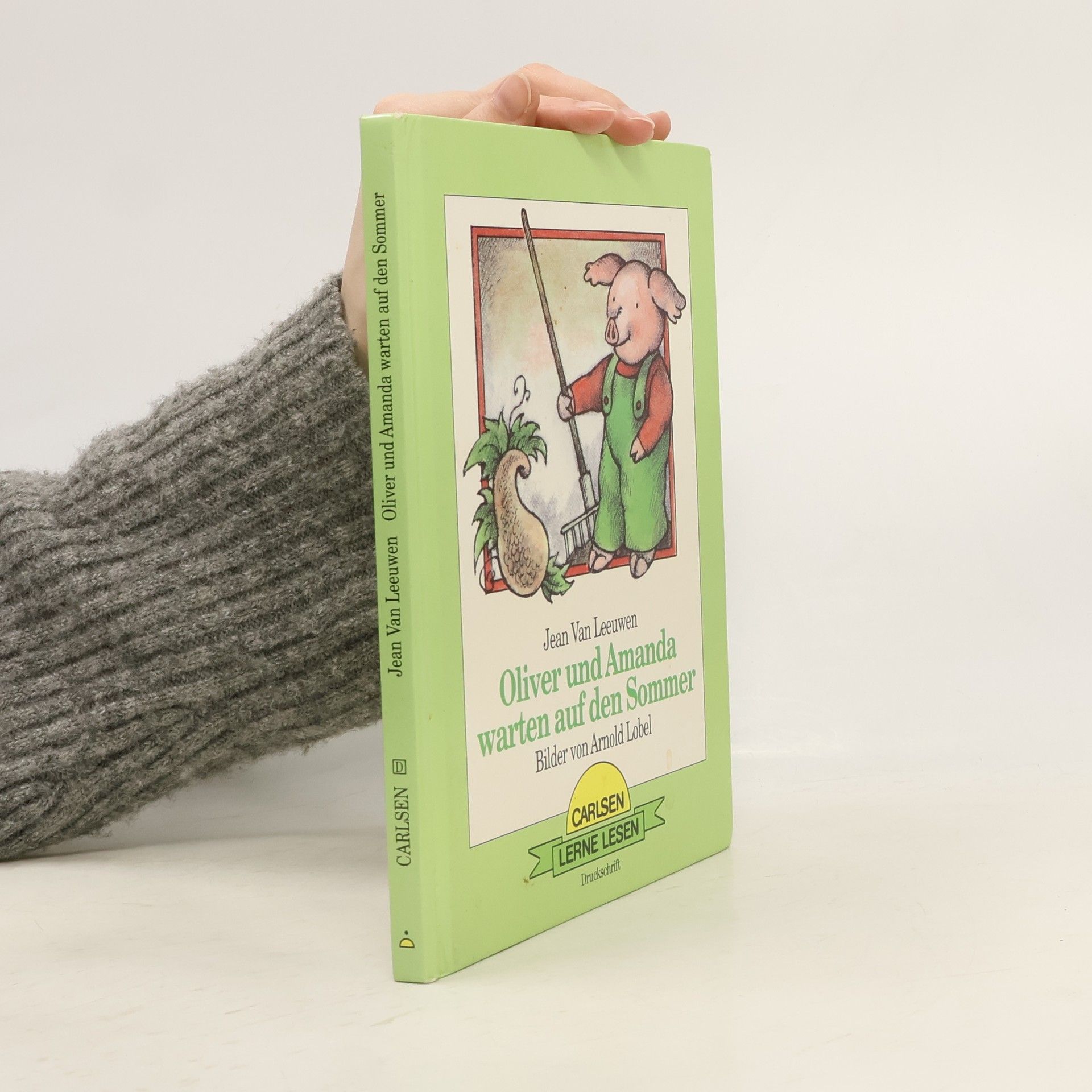 Jean Van Leeuwen Oliver und Amanda warten auf den Sommer. Druckschrift