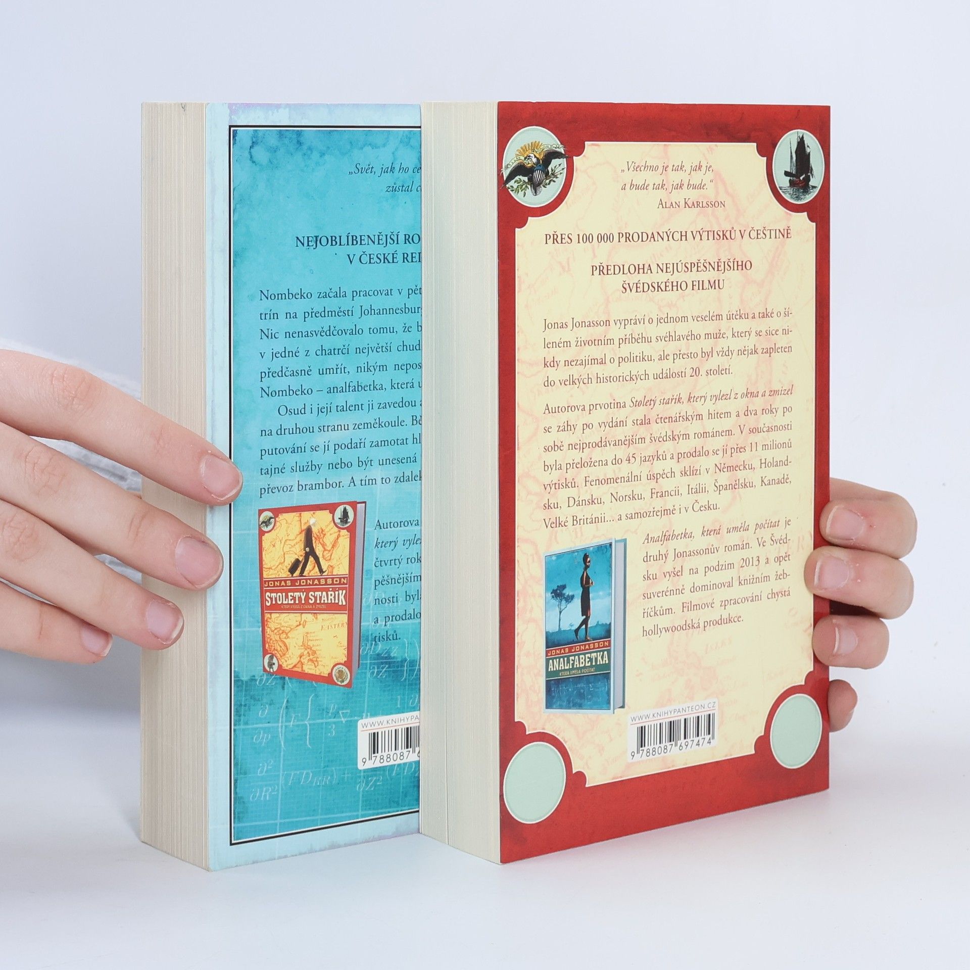 Jonas Jonasson Stoletý stařík, který vylezl z okna a zmizel + Analfabetka, která uměla počítat - dárková edice