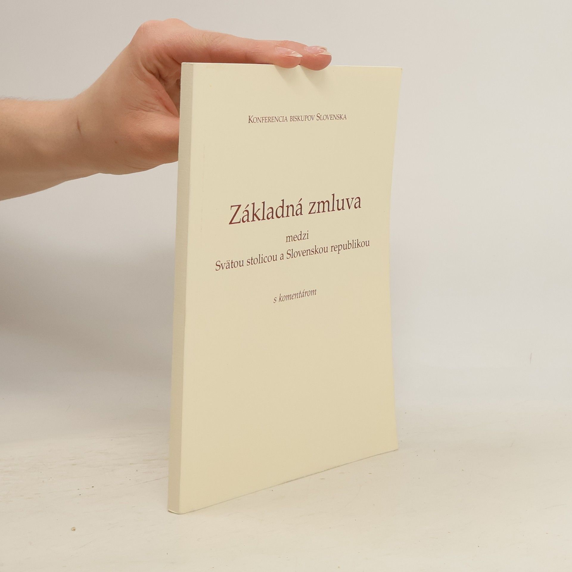 Marek Šmíd Základná zmluva medzi Svätou stolicou a Slovenskou republikou