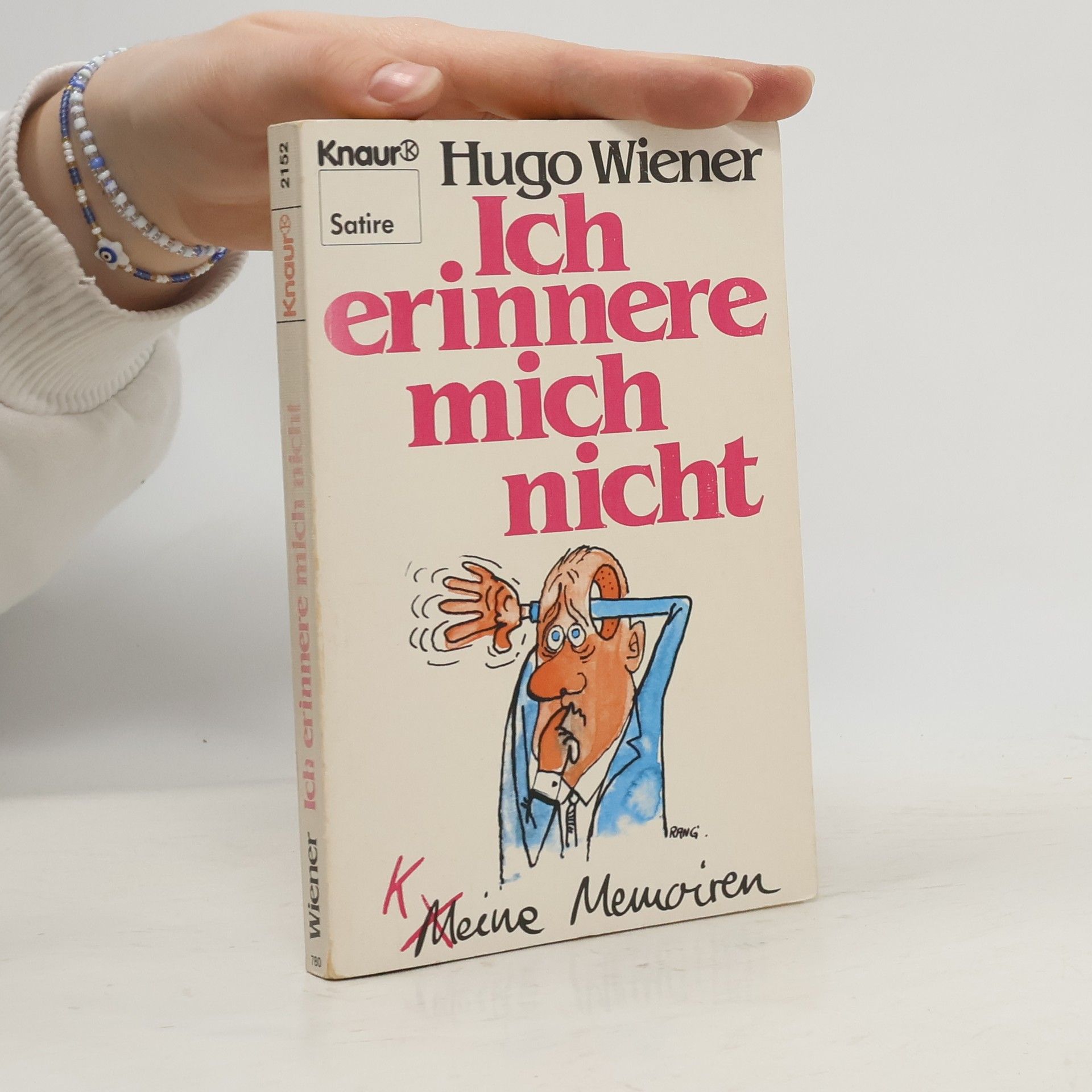 Hugo Wiener Knaur Taschenbücher: Ich erinnere mich nicht