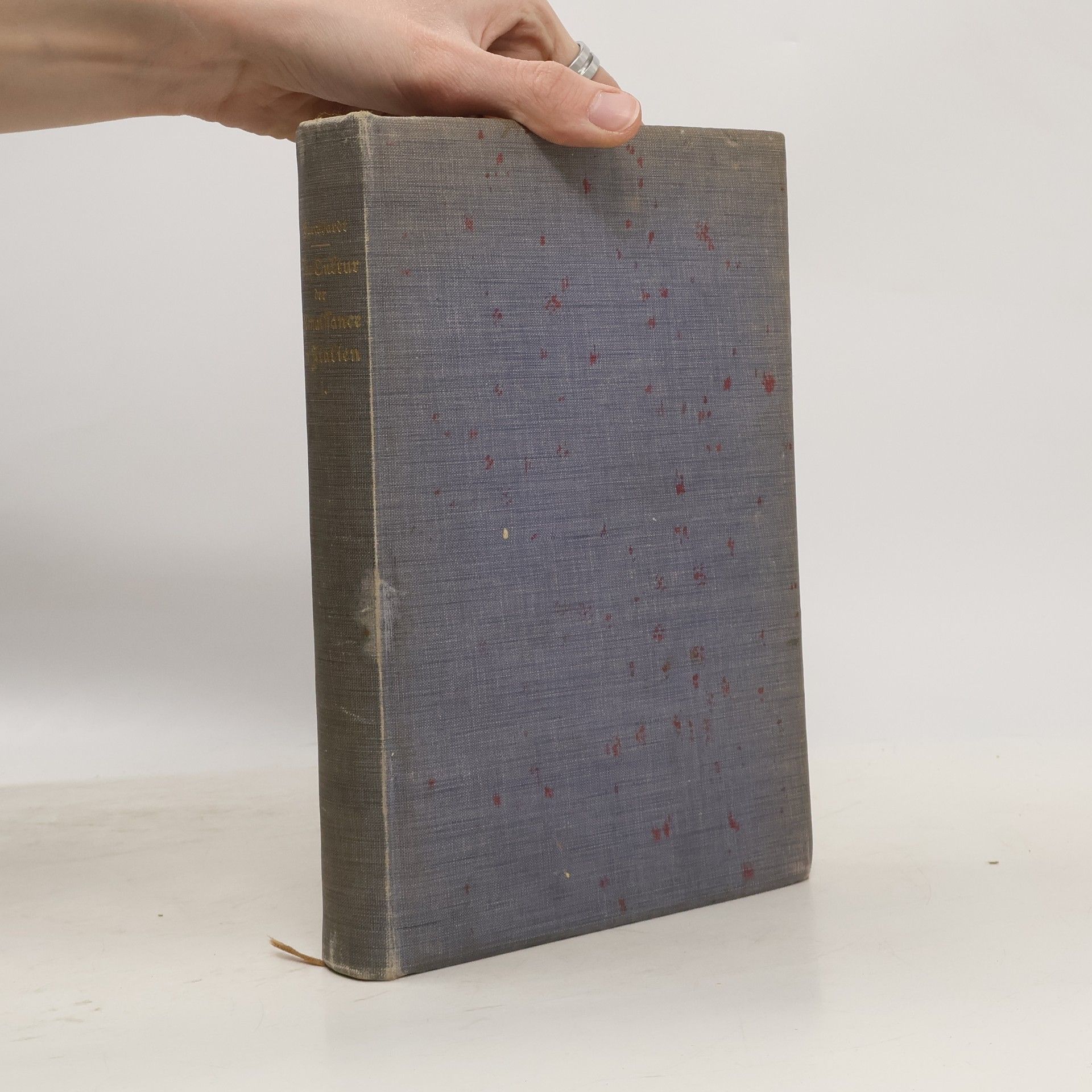 Jacob Christoph Burckhardt Die Cultur der Renaissance in Italien