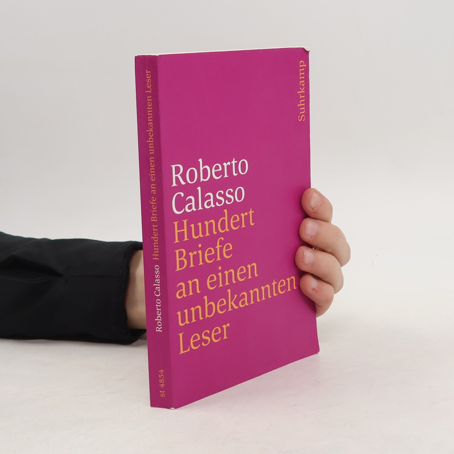 Roberto Calasso Hundert Briefe an einen unbekannten Leser