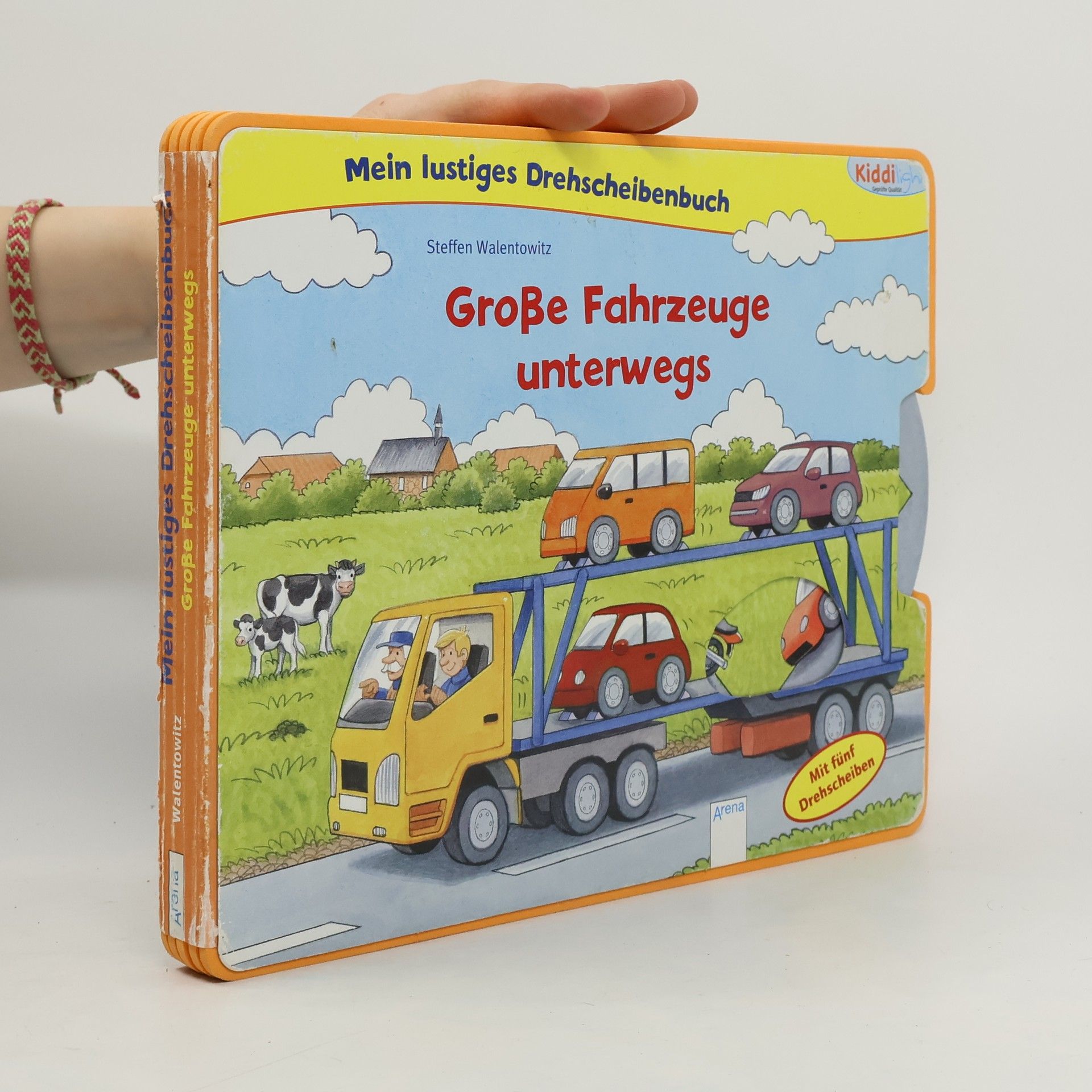 Steffen Walentowitz Mein lustiges Drehscheibenbuch: Große Fahrzeuge unterwegs