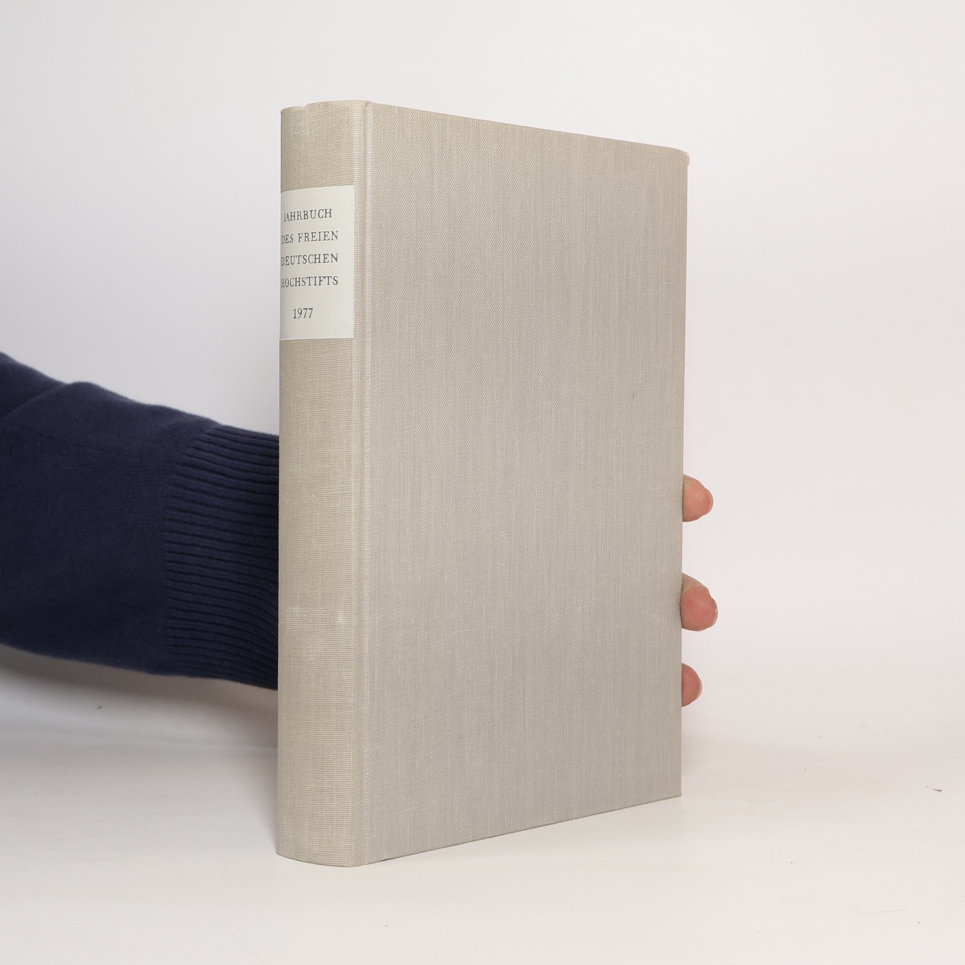 Collectif d'auteurs Jahrbuch des freien deutschen Hochstifts 1977
