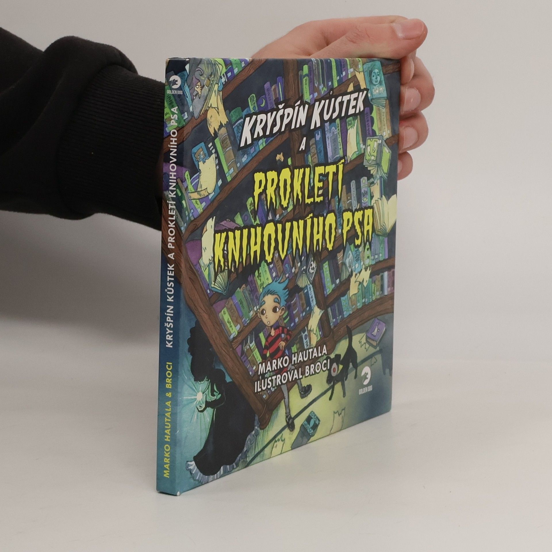 Marko Hautala Kryšpín Kůstek a prokletí knihovního psa