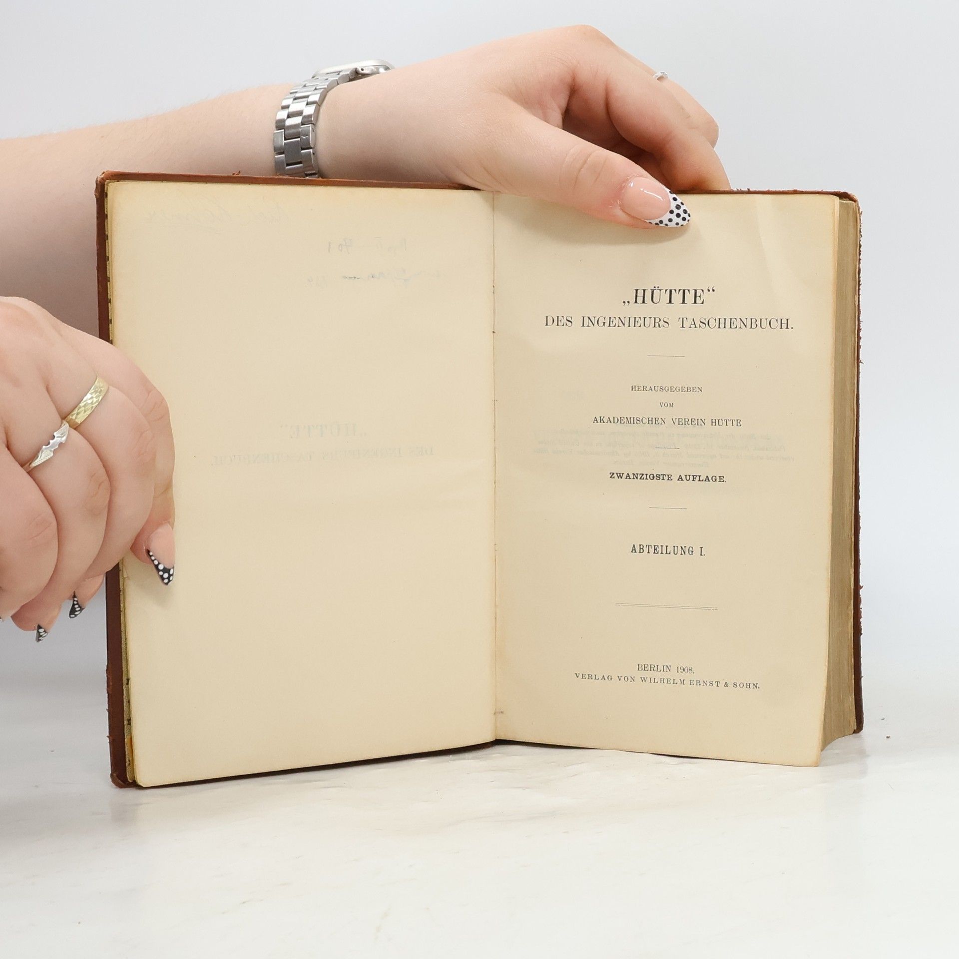 Collectif d'auteurs Hütte. Des Ingenieurs Taschenbuch I. Band