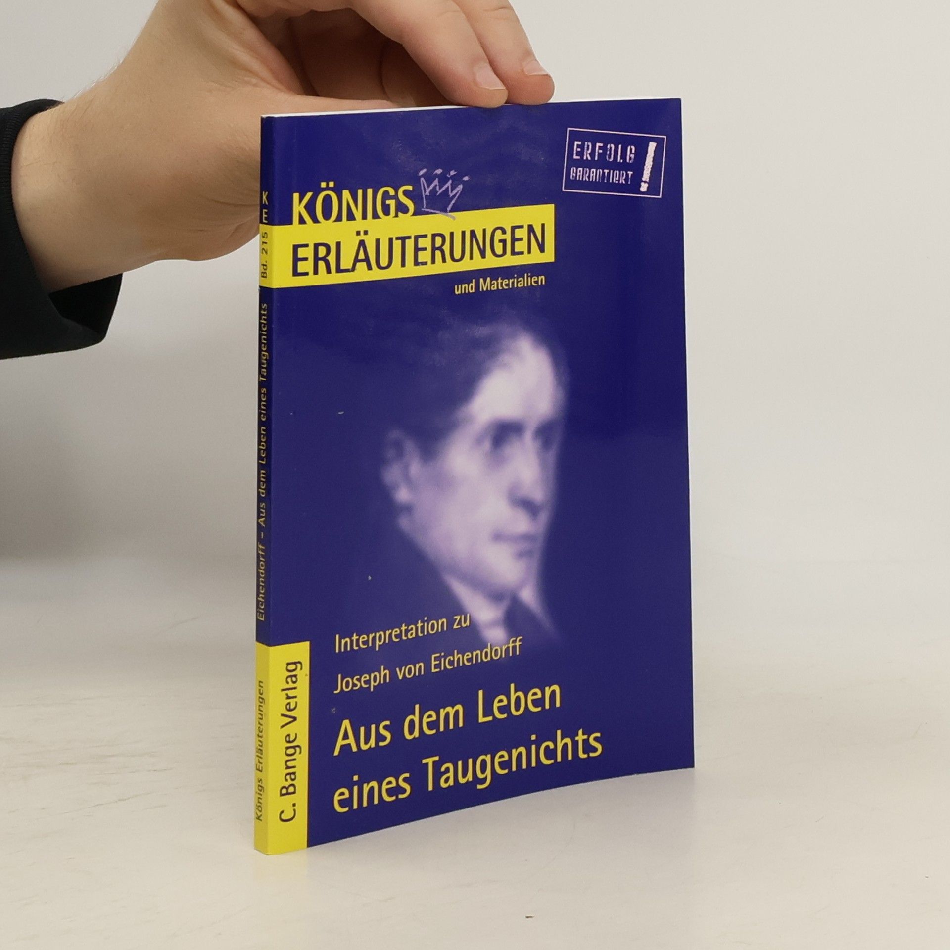 Joseph von Eichendorff Königs Erläuterungen - 215: Erläuterungen zu Joseph von Eichendorff, Aus dem Leben eines Taugenichts