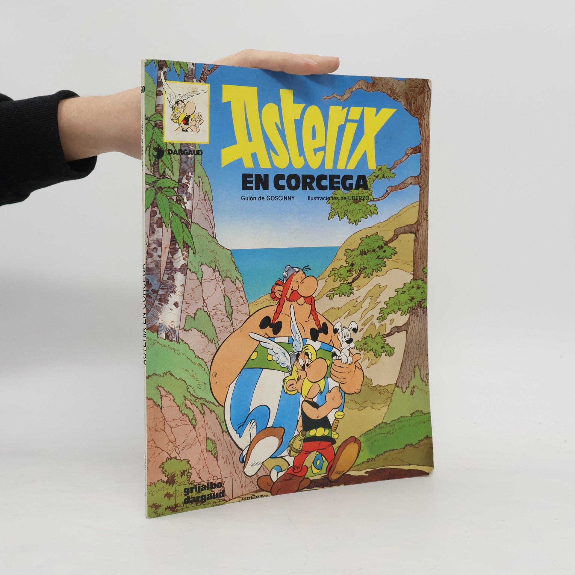 Guión de Goscinny Asterix en Corcega