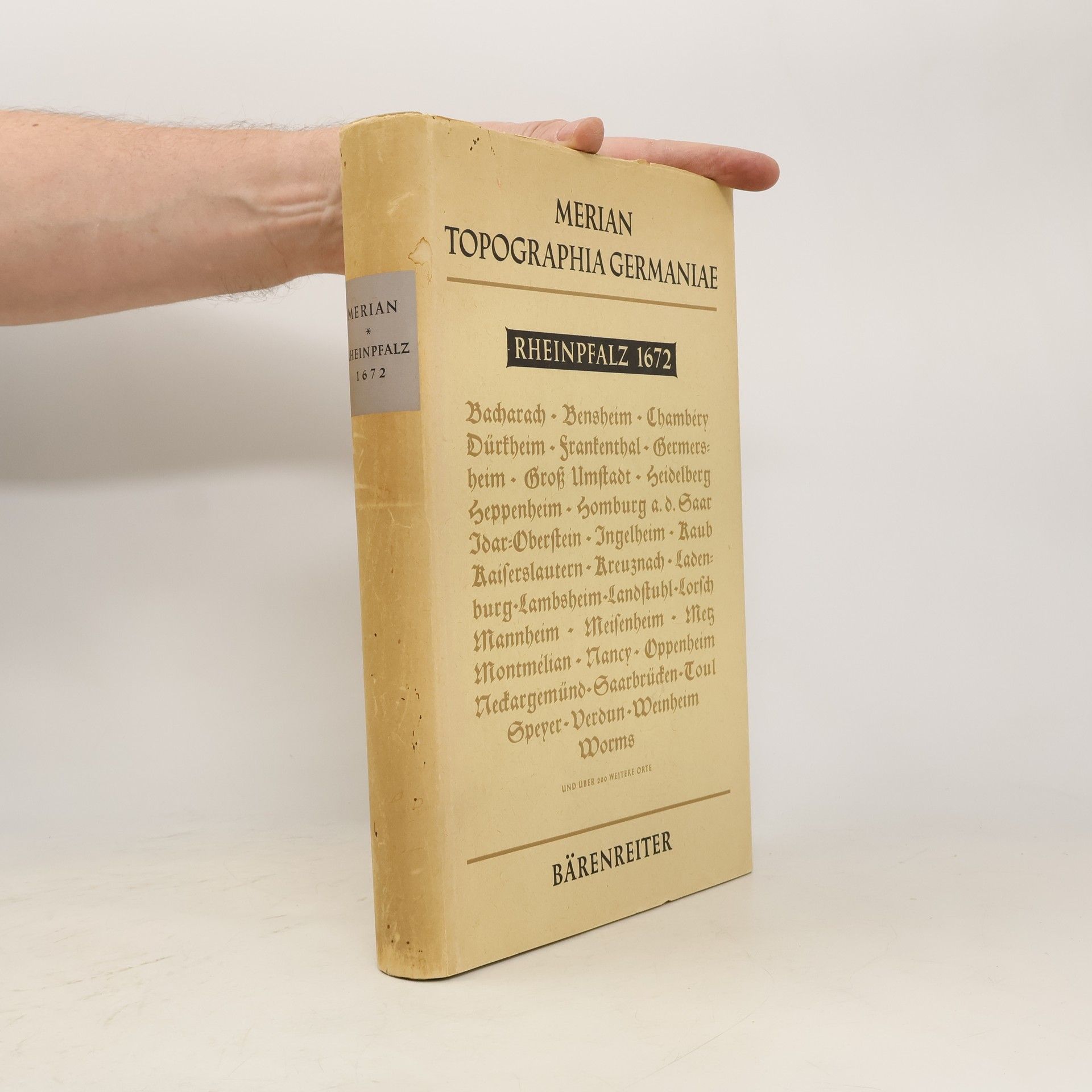 Matthäus Merian Merian Topographia Germaniae Rheinpfalz 1672