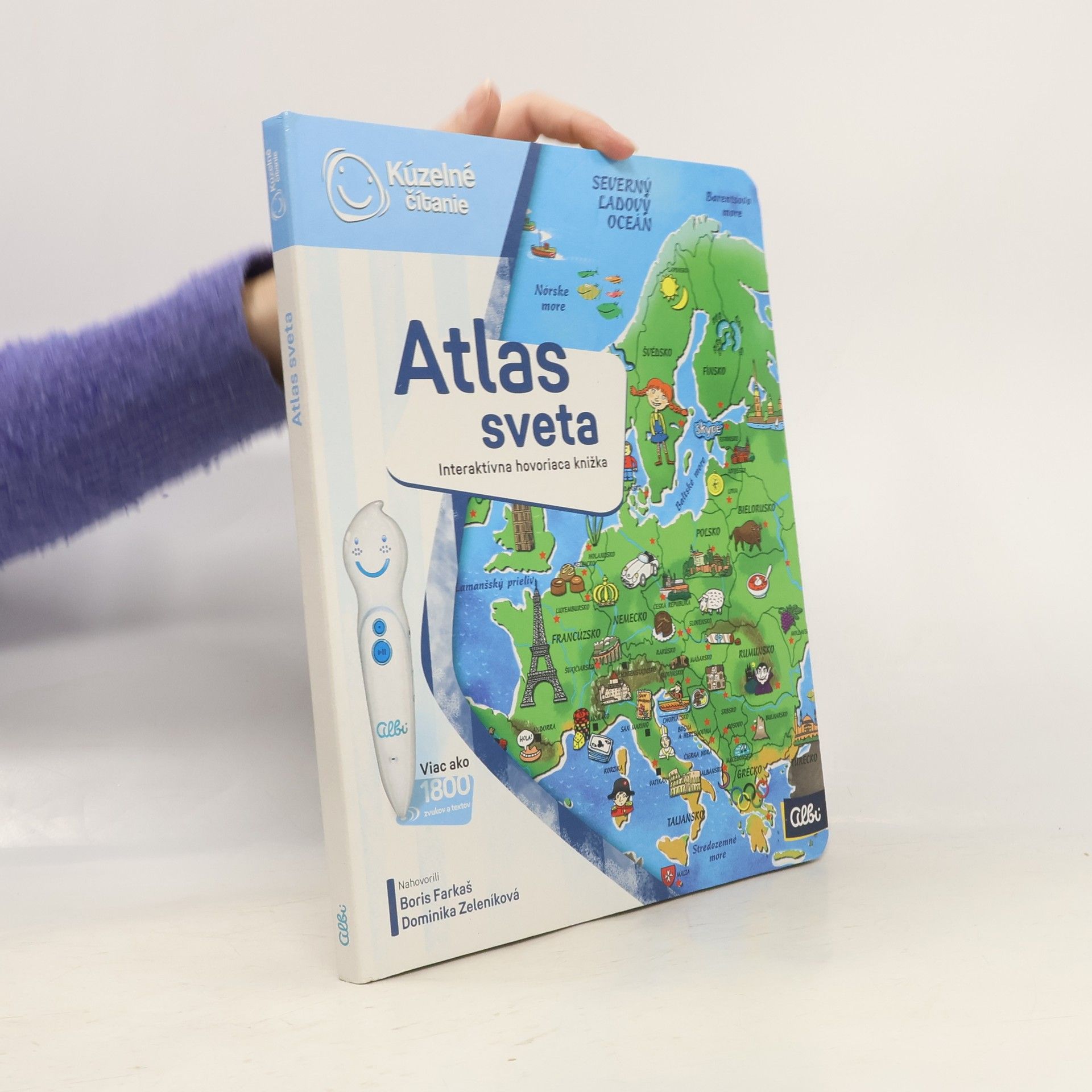 Kolektív autorov Atlas sveta : interaktívna hovoriaca knižka