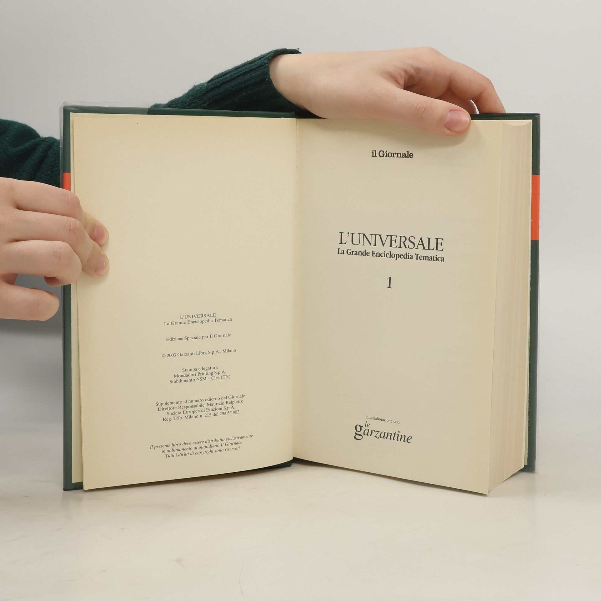 Autorenkollektiv L'universale 1. Enciclopedia generale I