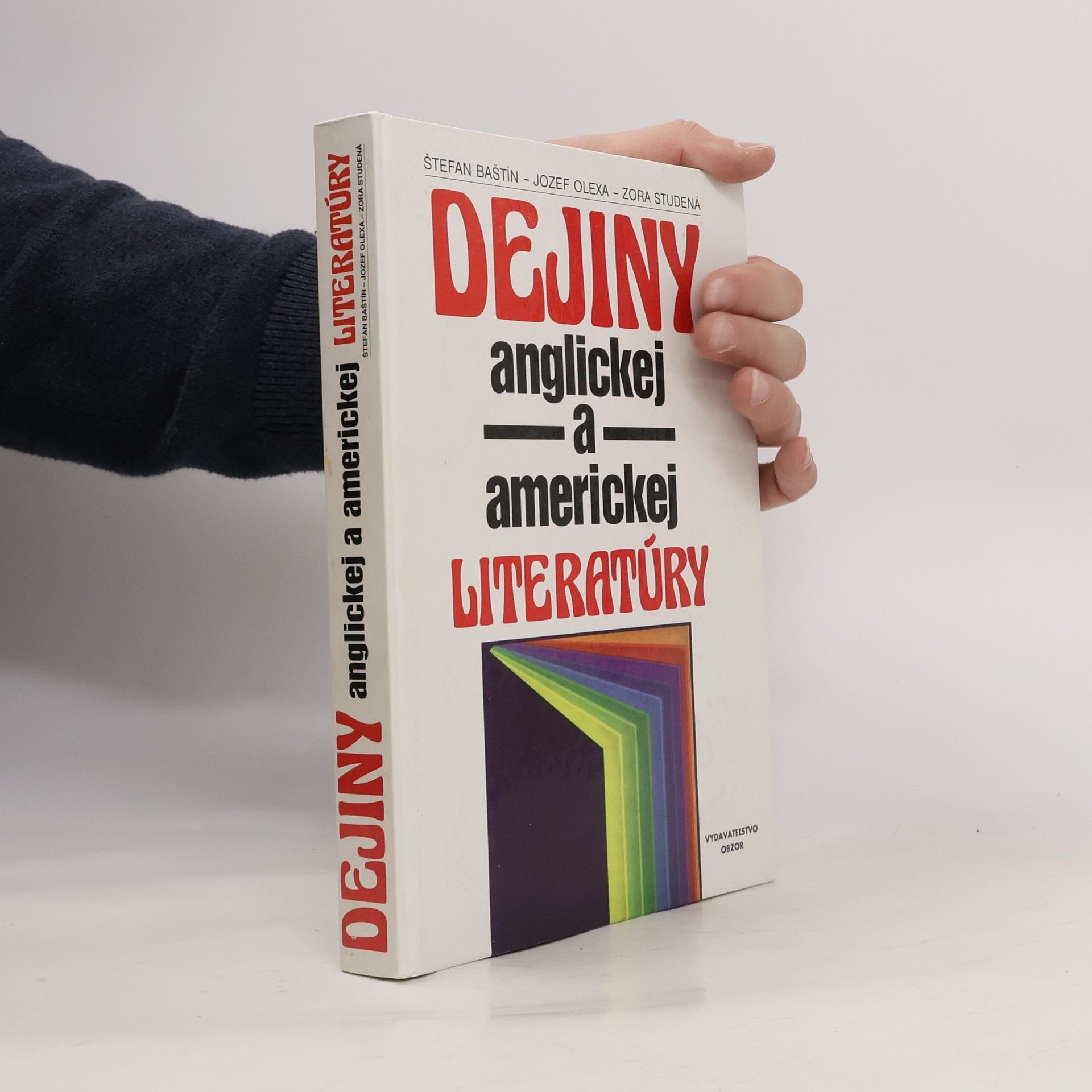 Štefan Baštín Dejiny anglickej a americkej literatúry